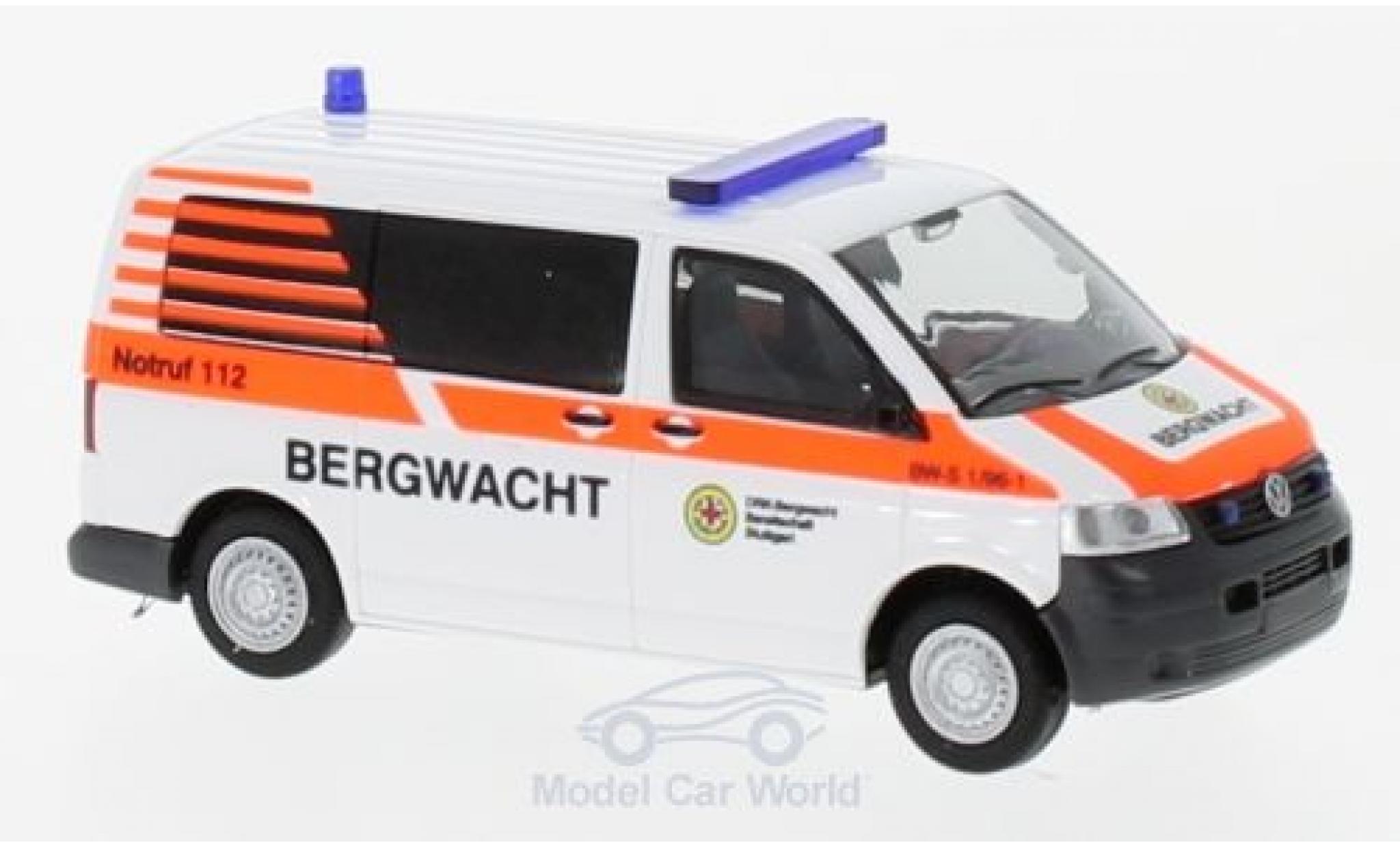 Volkswagen T5 1/87 Rietze Bergwacht Stuttgart 2003 modelauto