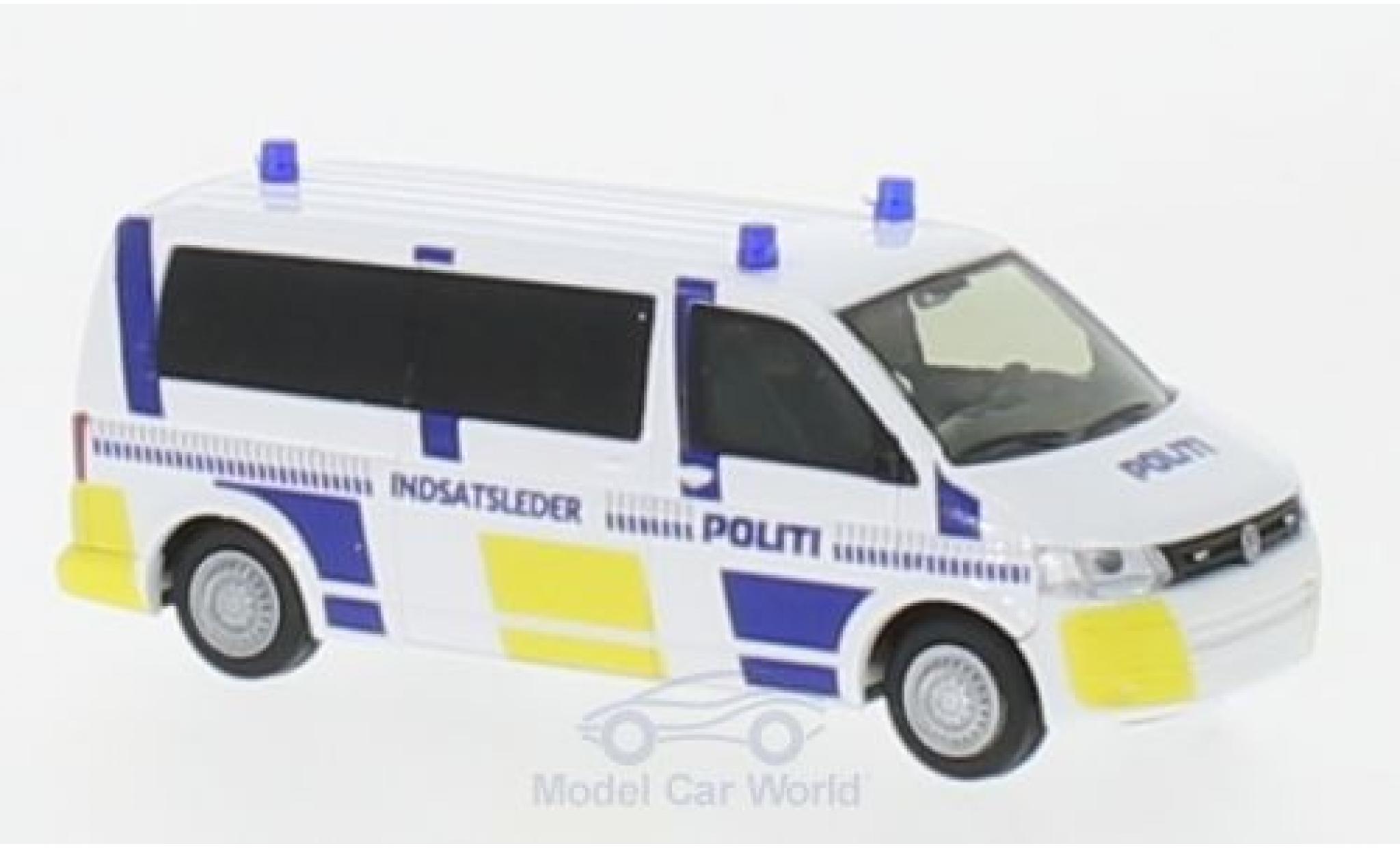 Volkswagen T5 1/87 Rietze Bus Politi 2010 modelauto