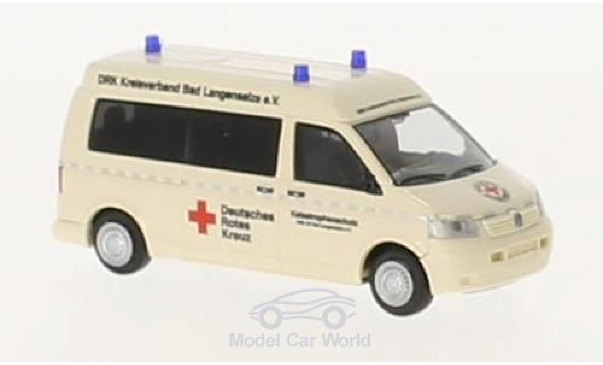 Volkswagen T5 1/87 Rietze DRK KV Bad Langensalza e.V. 2003 modelauto