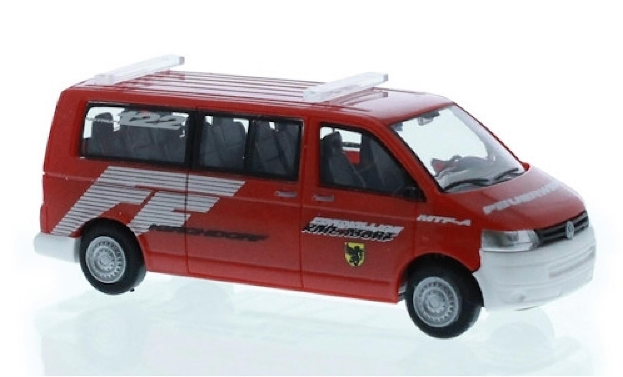 Volkswagen T5 1/87 Rietze Brandweer Kirchdorf 2010 modelauto
