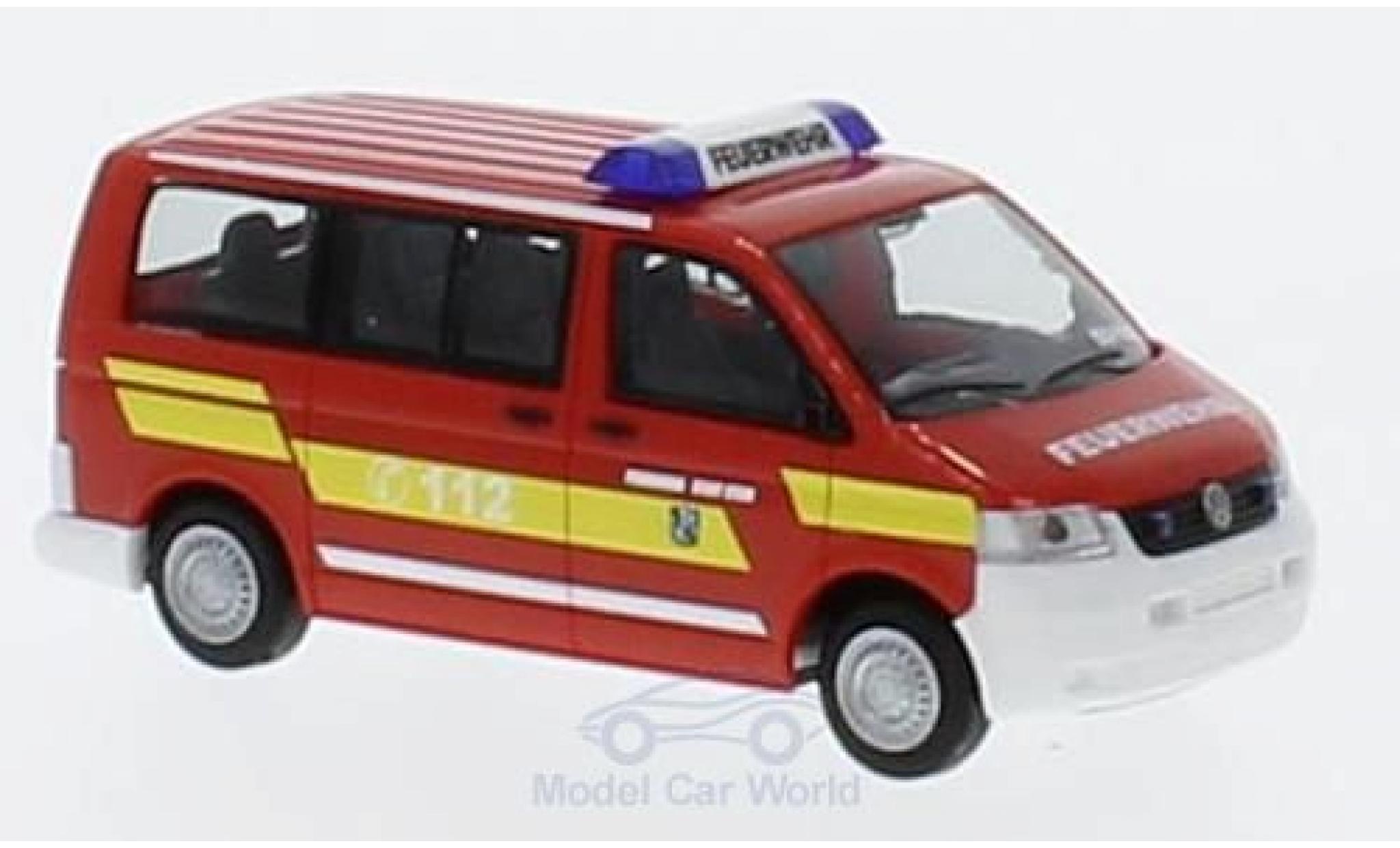 Volkswagen T5 1/87 Rietze First Responder - Brandweer Stein/Nbg. 2003 modelauto