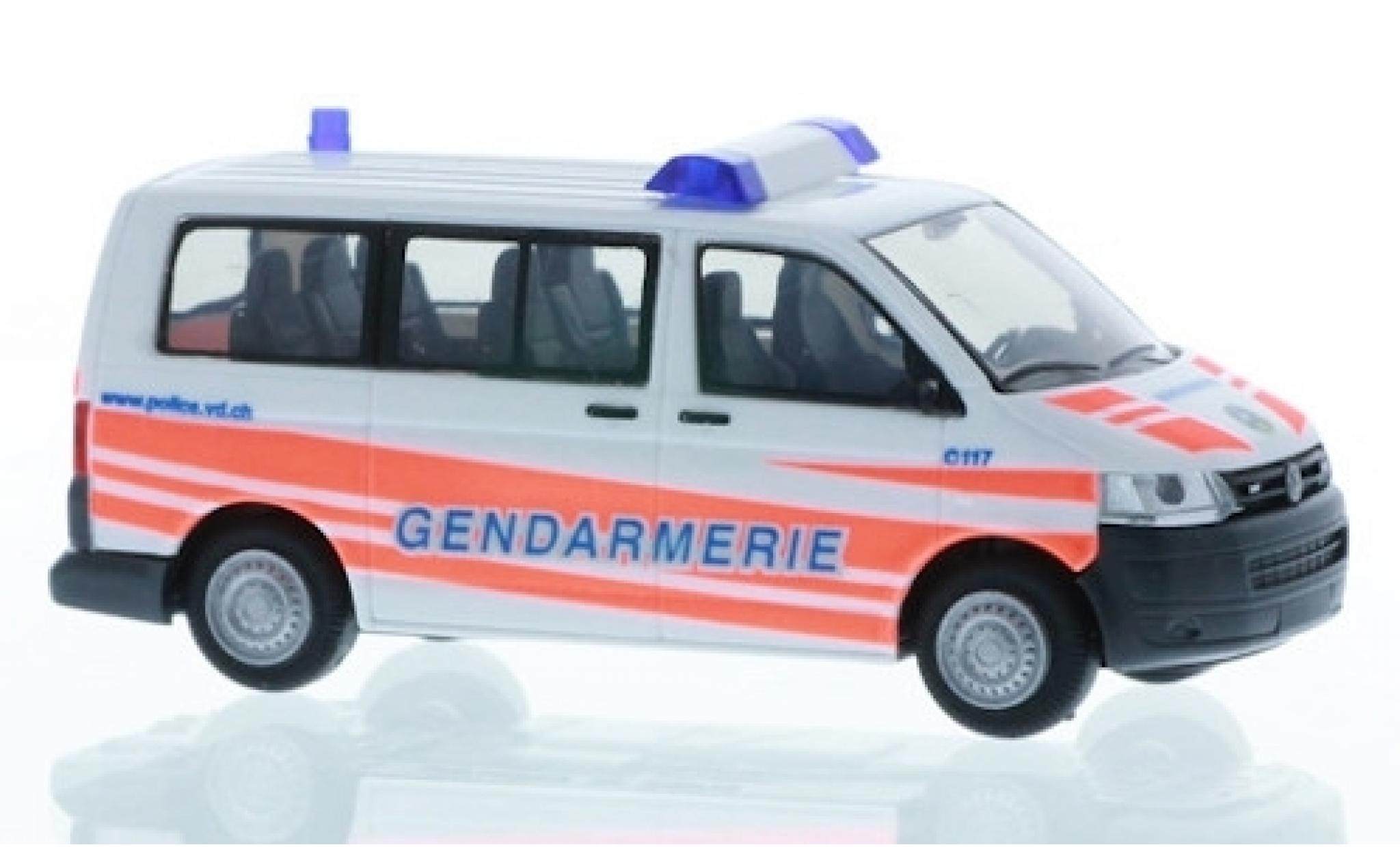 Volkswagen T5 1/87 Rietze Gendarmerie 2010 modelauto