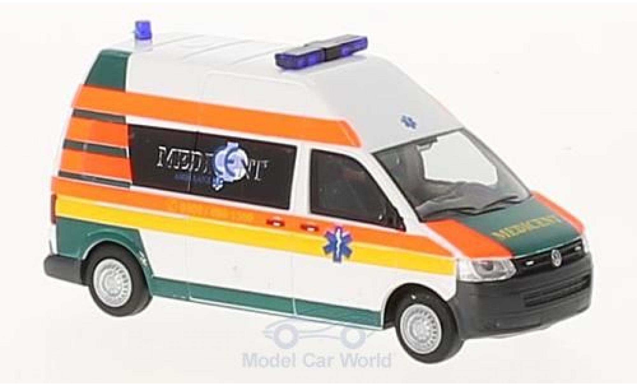 Volkswagen T5 1/87 Rietze GP Medicent Rettung Rotenburg modelauto