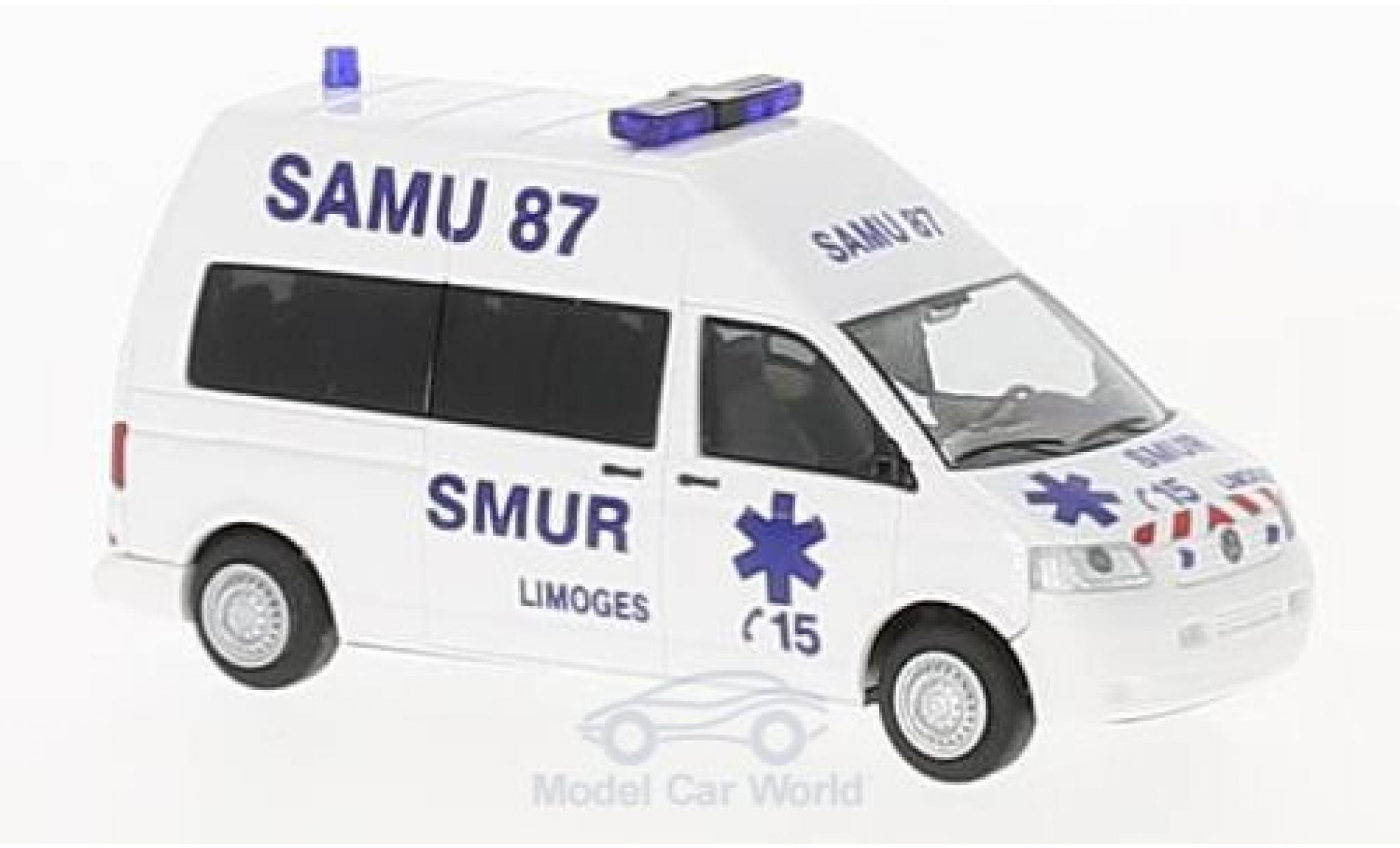 Volkswagen T5 1/87 Rietze Samu 87 Limoges (FR) modelauto