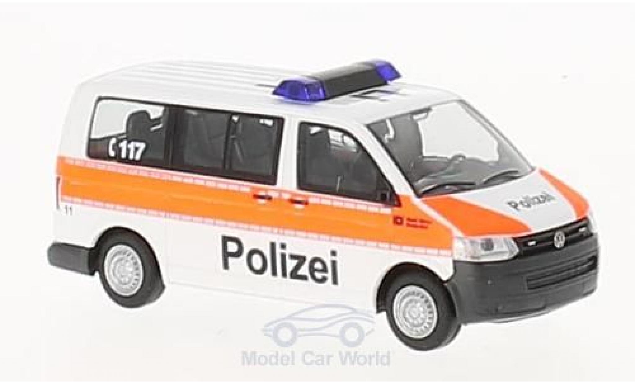 Volkswagen T5 1/87 Rietze Stadtpolizei Z&uuml;rich 2010 modelauto