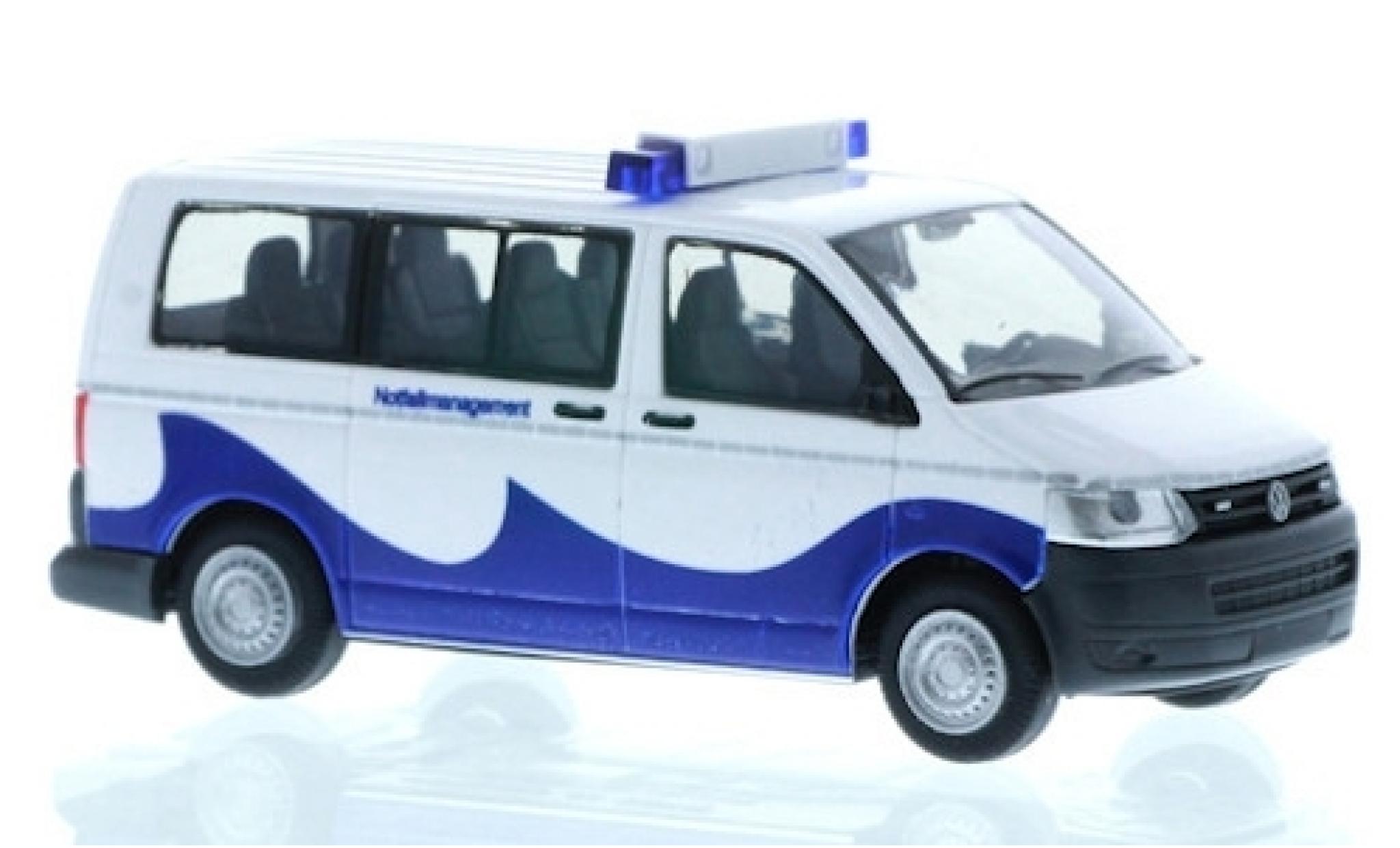 Volkswagen T5 1/87 Rietze Usedomer B&auml;derbahn - Notfallmanagement 2010 modelauto