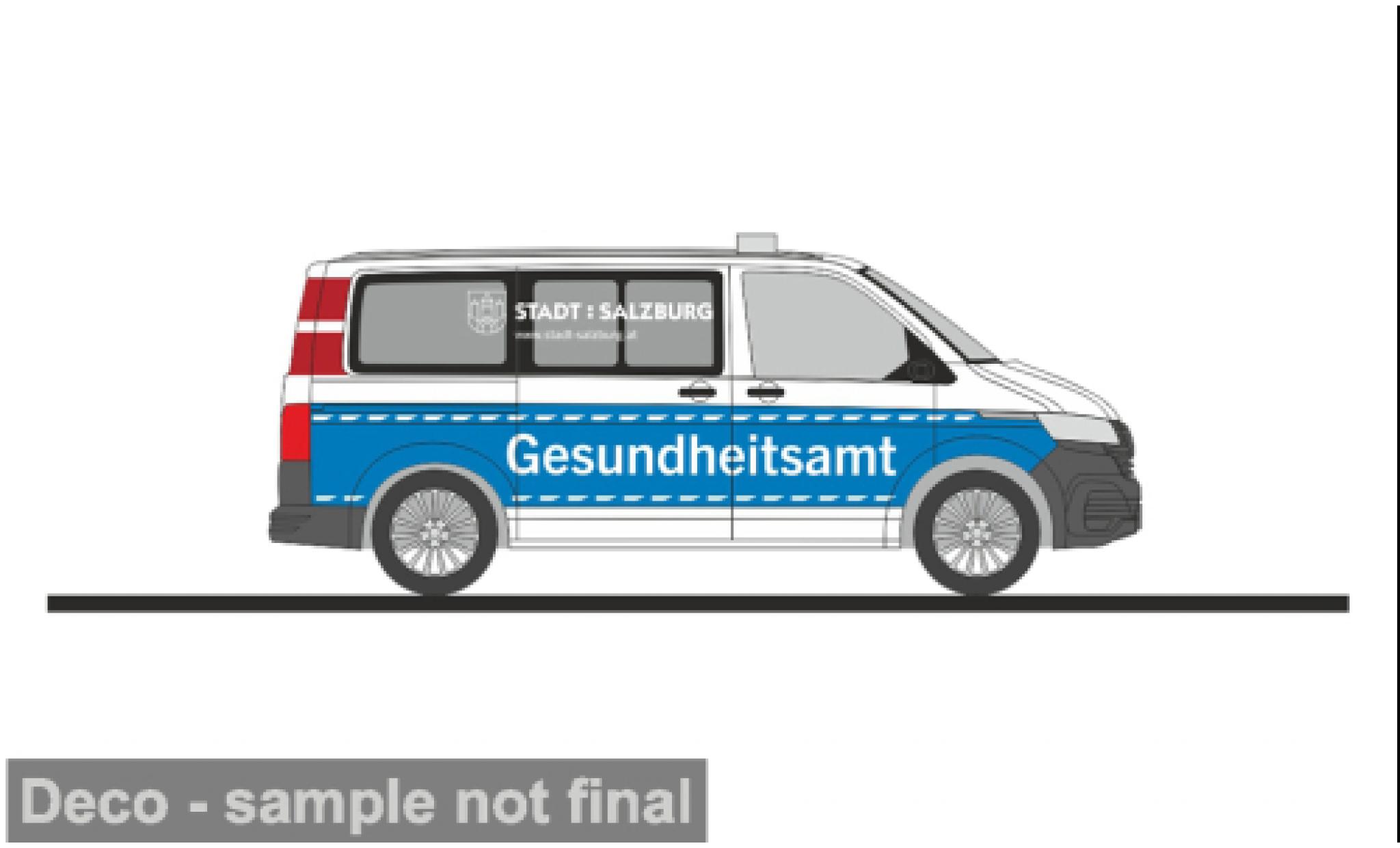 Volkswagen T6 1/87 Rietze .1 Gesundheitsamt Salzburg (A) 1:87 modelauto
