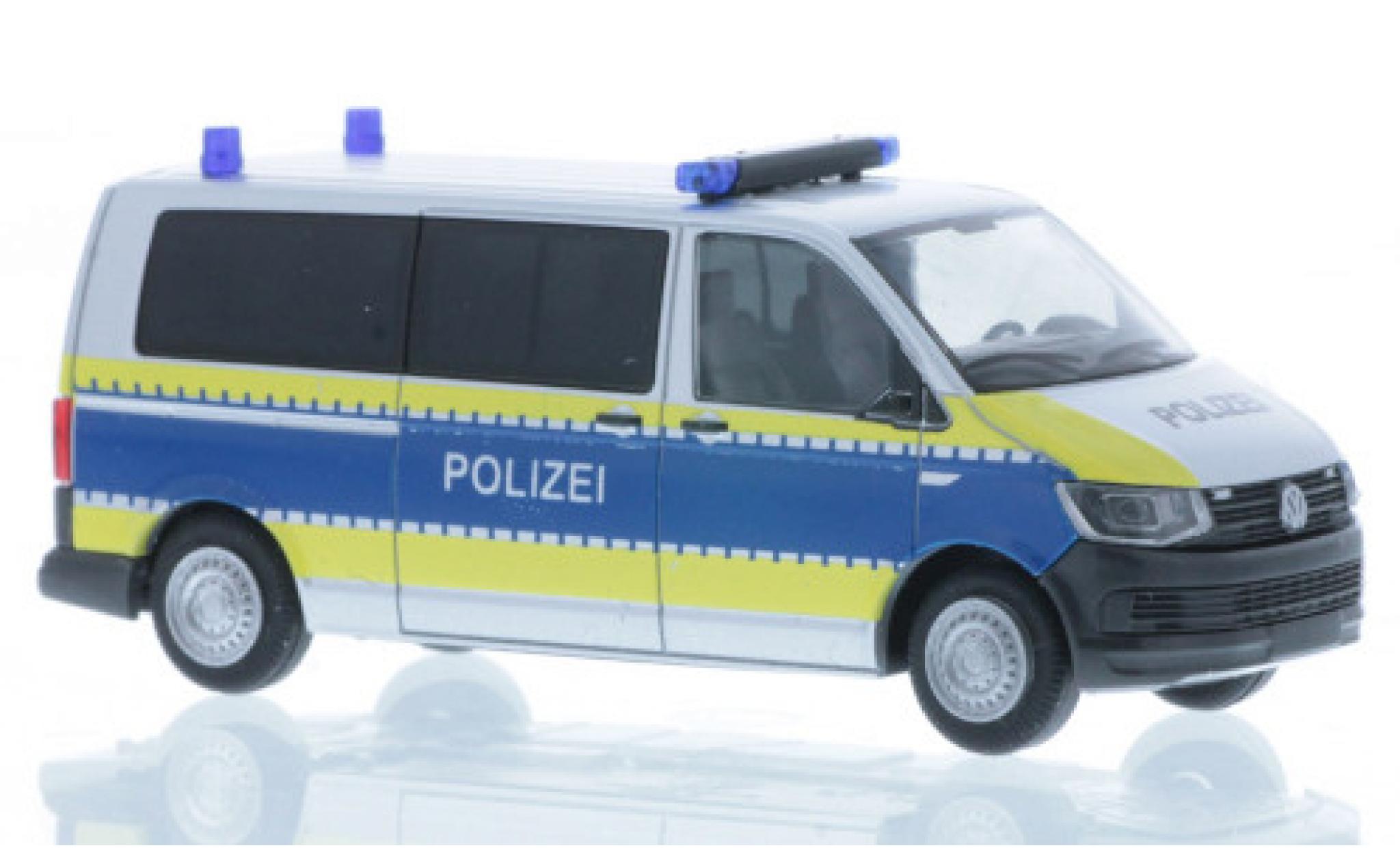 Volkswagen T6 1/87 Rietze Bus Politie Hamburg modelauto
