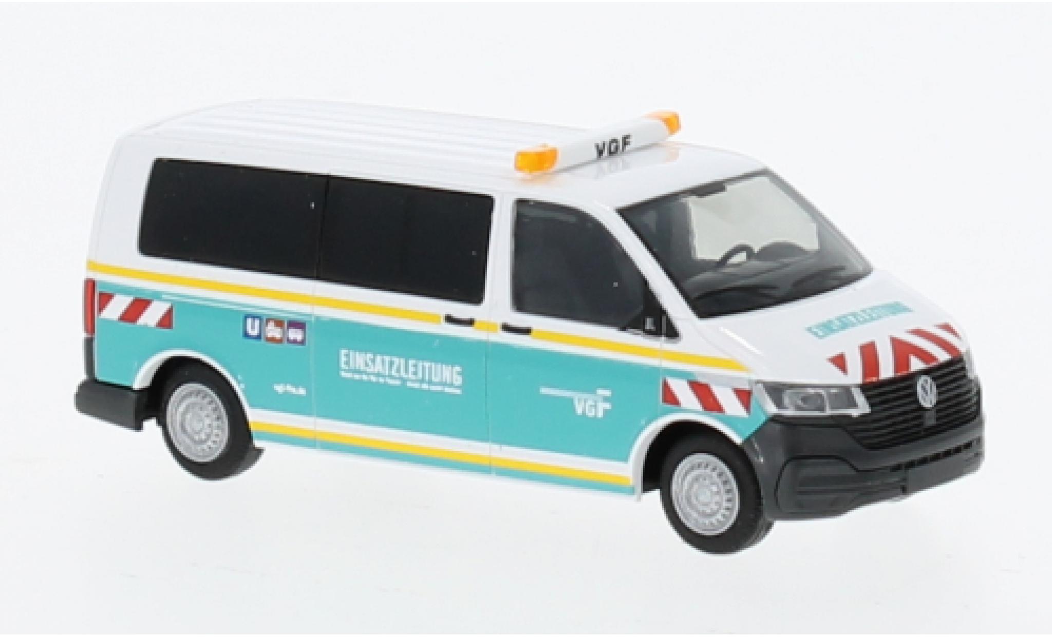 Volkswagen T6 1/87 Rietze Bus VGF Frankfurt - Einsatzleitung 1:87 modelauto