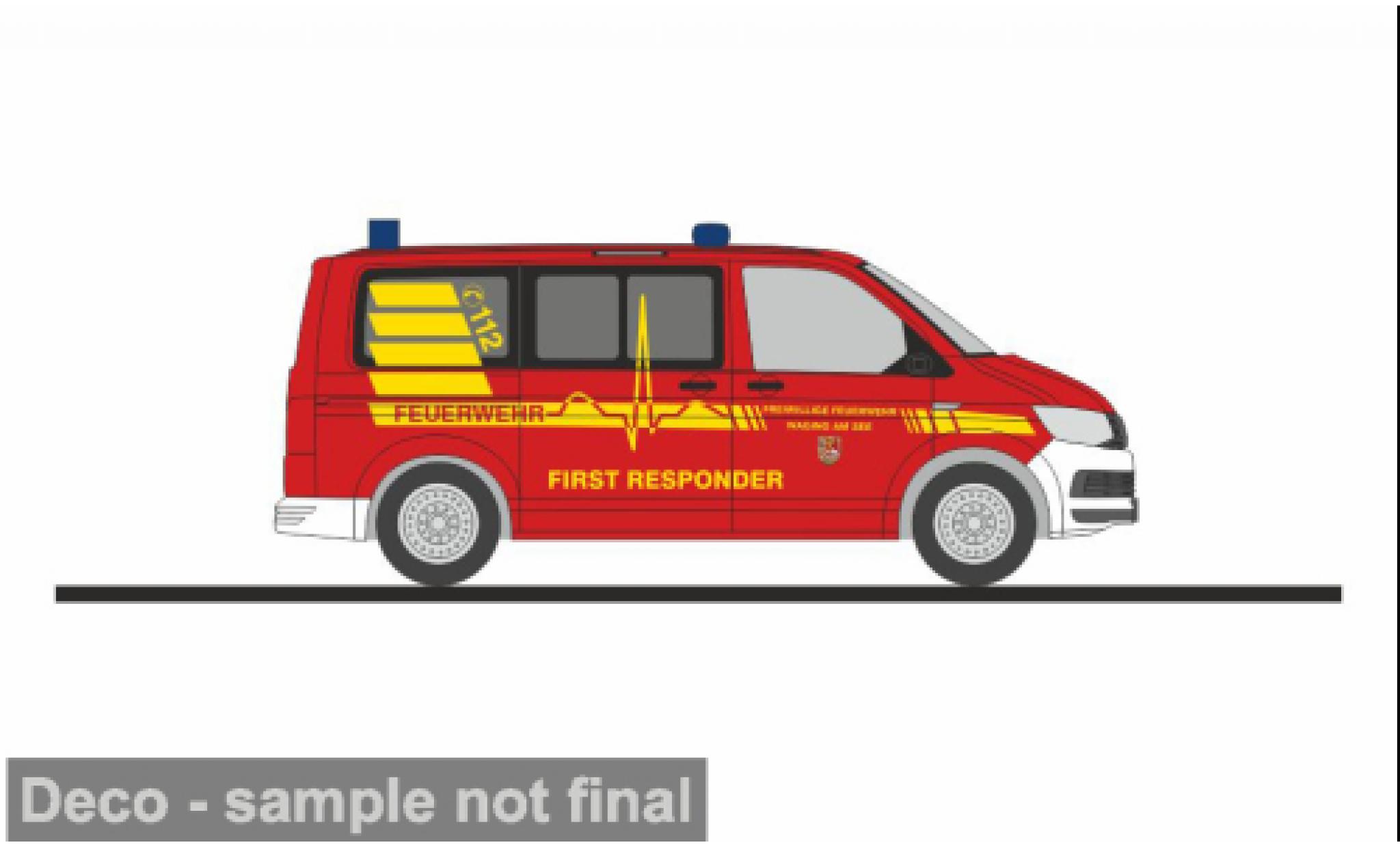 Volkswagen T6 1/87 Rietze First Responder FW Waging am See 1:87 modelauto