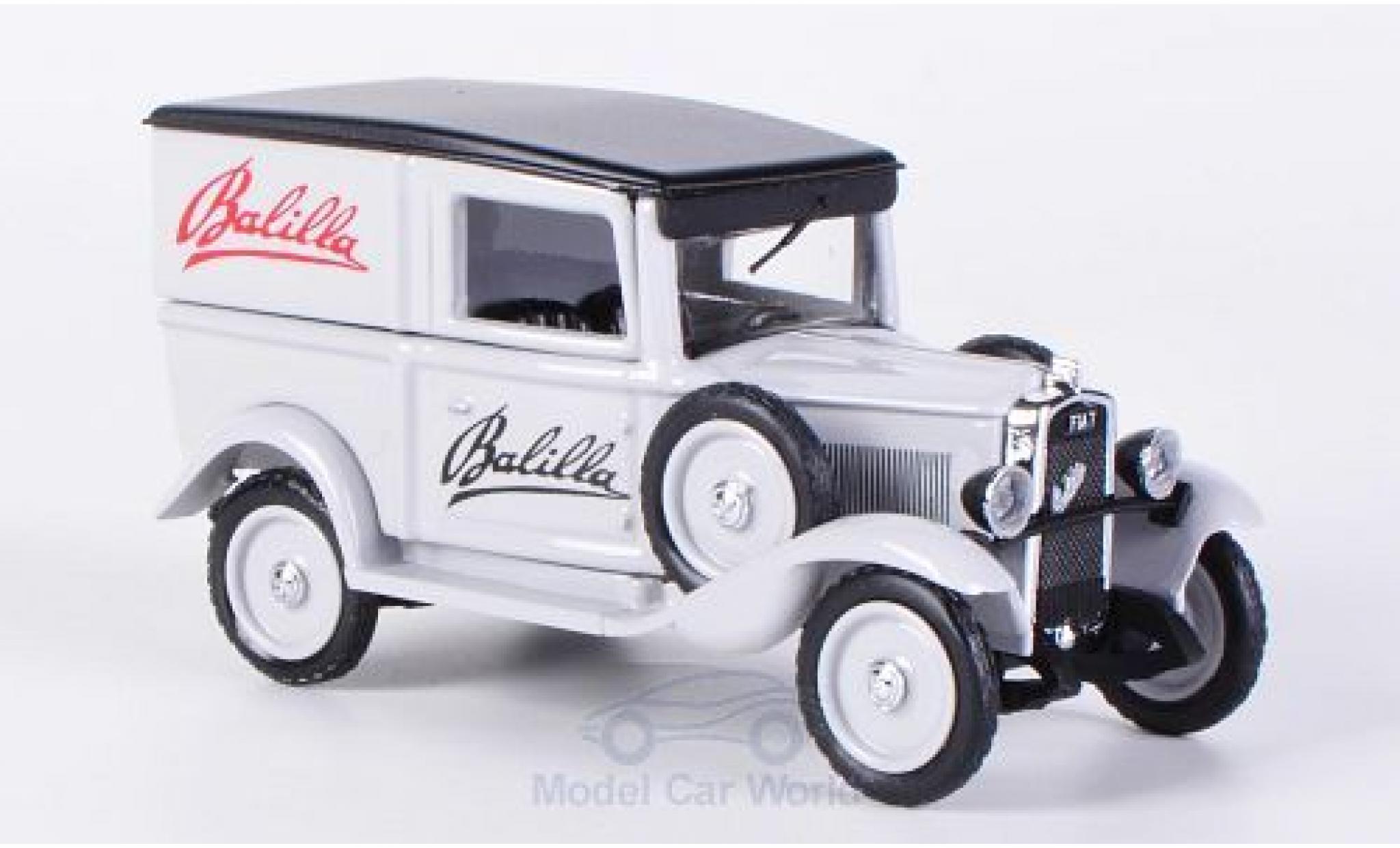 Fiat Balilla 1/43 Rio Kasten 1935 Werbefahrzeug mit Plakatwand und Figur modelauto