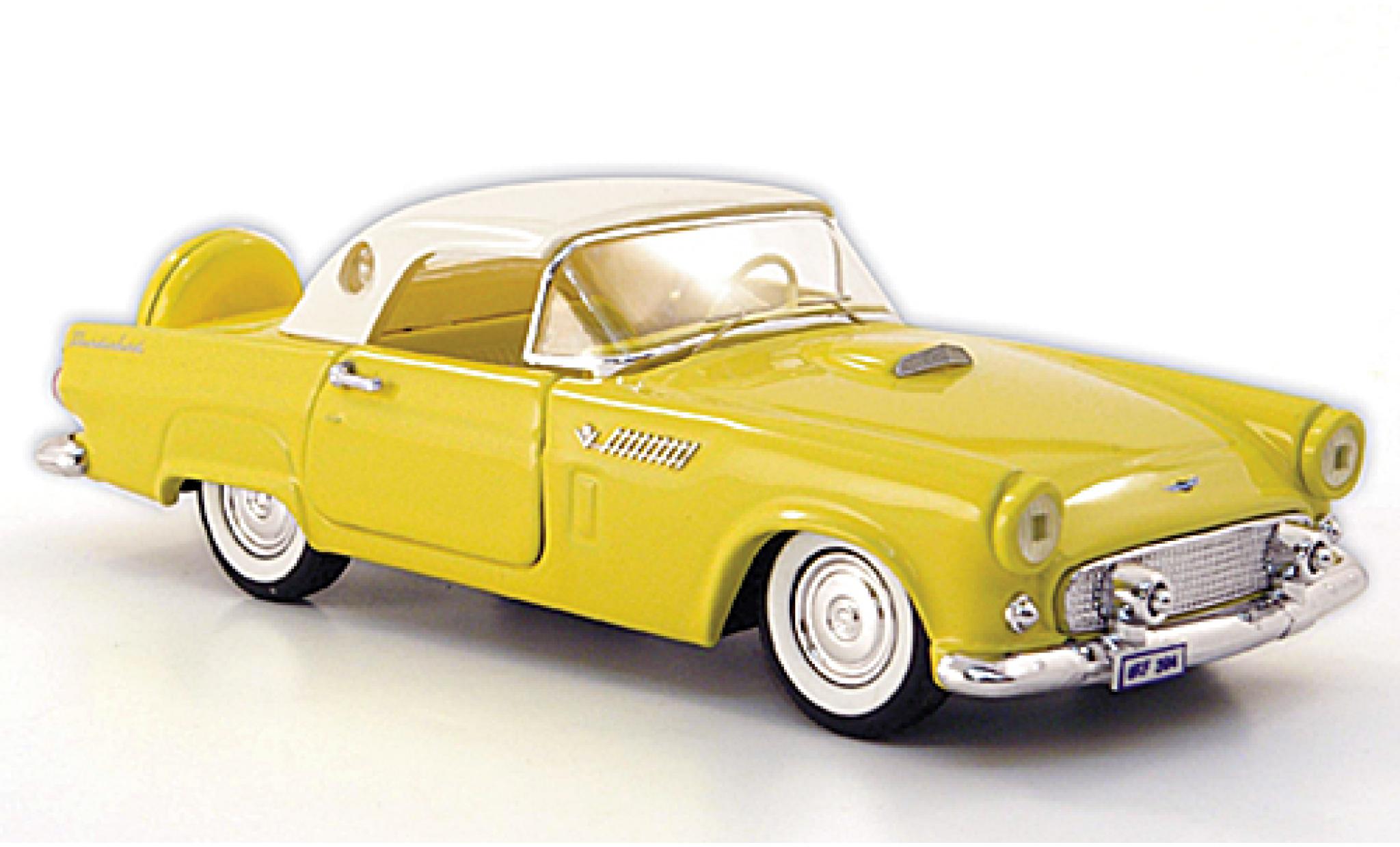 Ford Thunderbird 1/43 Rio Hardtop geel/wit 1956 modelauto
