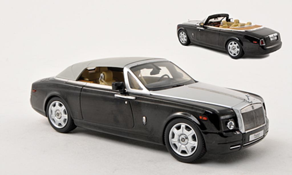 Rolls Royce Phantom 1/43 Kyosho Drophead Coupe zwart/grijs LHD modelauto