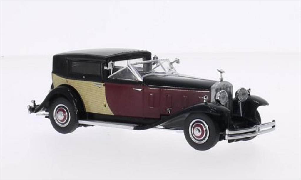 Rolls Royce Phantom 1/43 Dongguan II zwart/rood 1933 modelauto