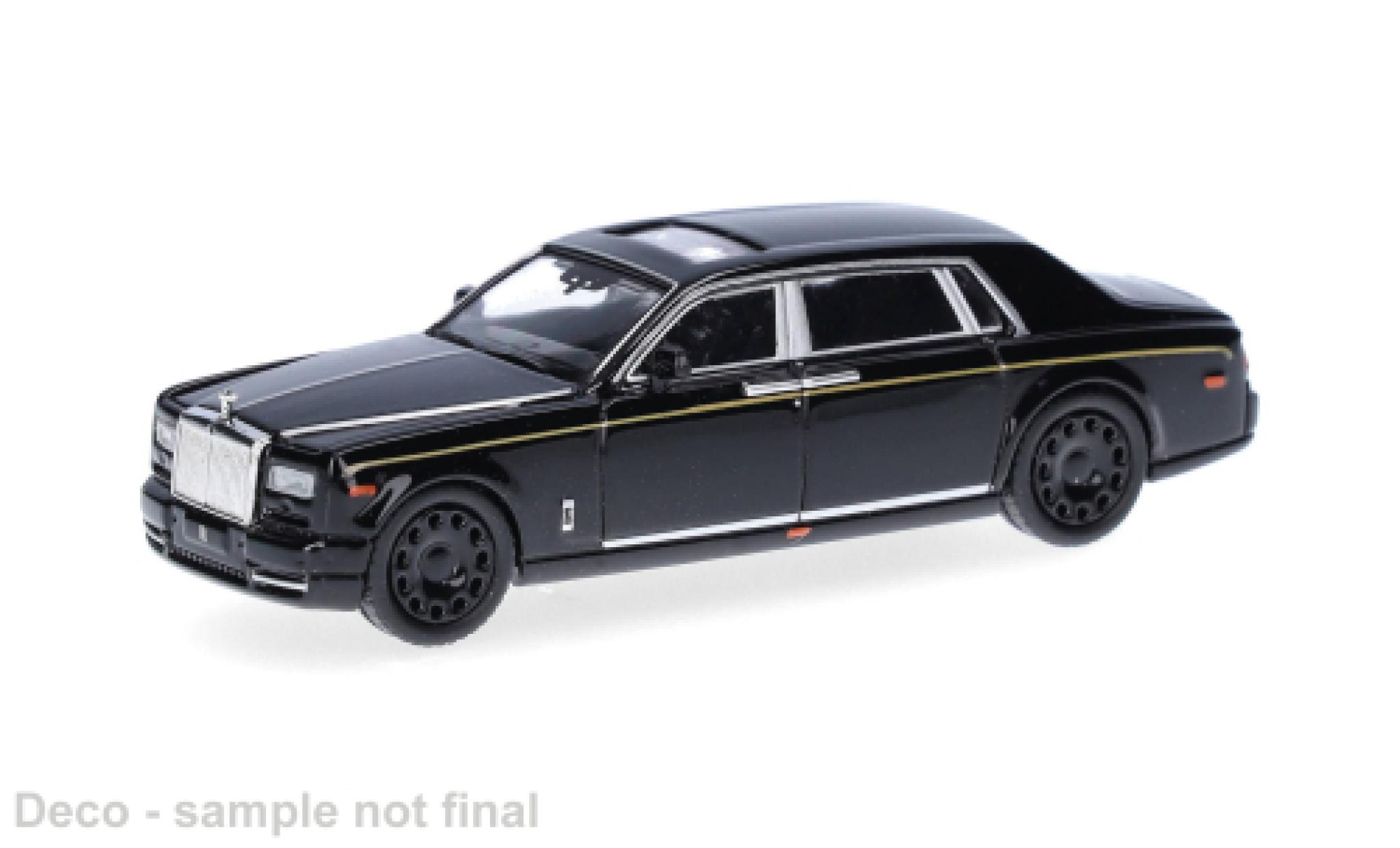 Rolls Royce Phantom 1/87 Micro City 87 zwart 1:87 modelauto