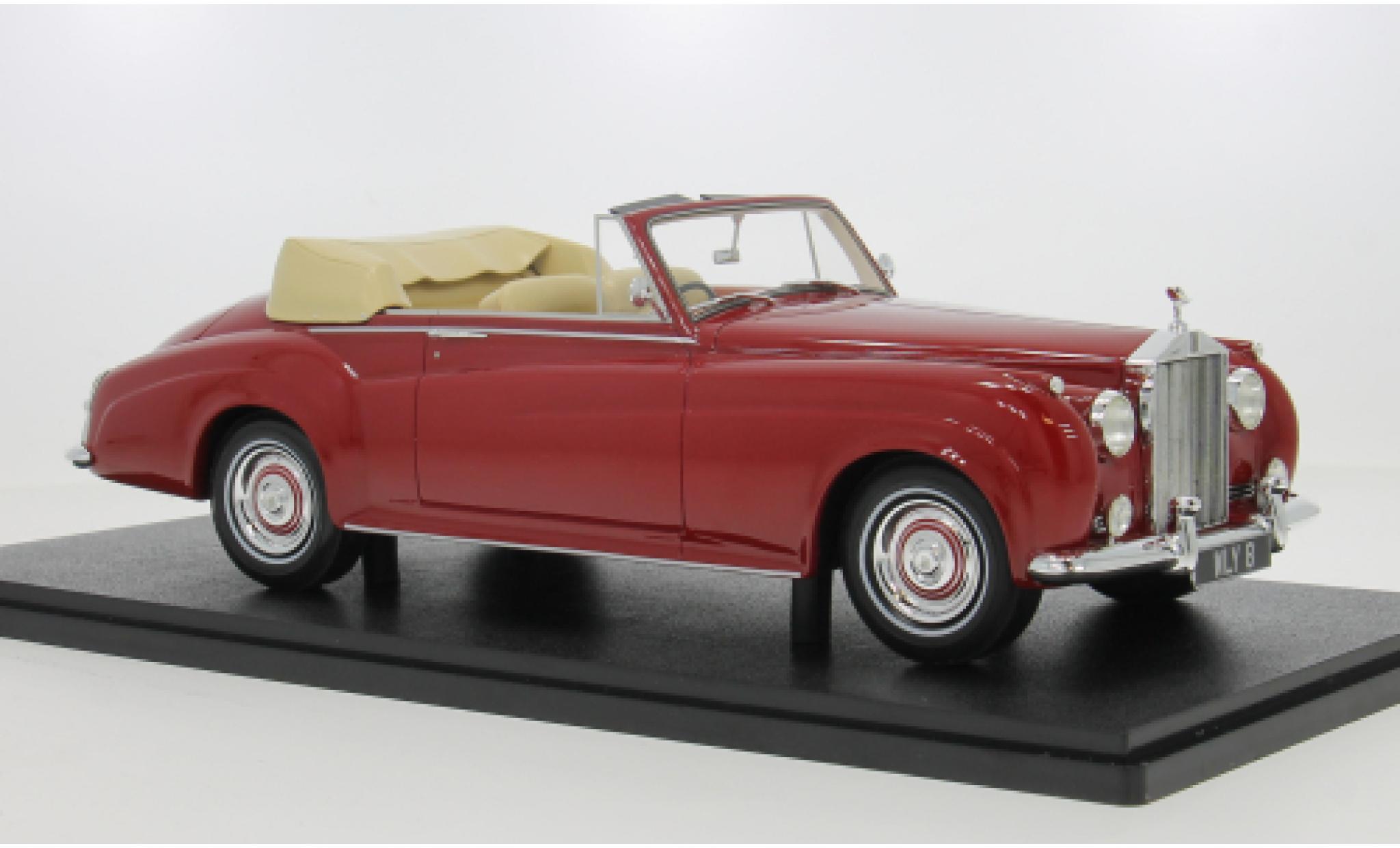 Rolls Royce Silver Cloud 1/18 Cult Scale Models DHC rood 1960 1:18 modelauto