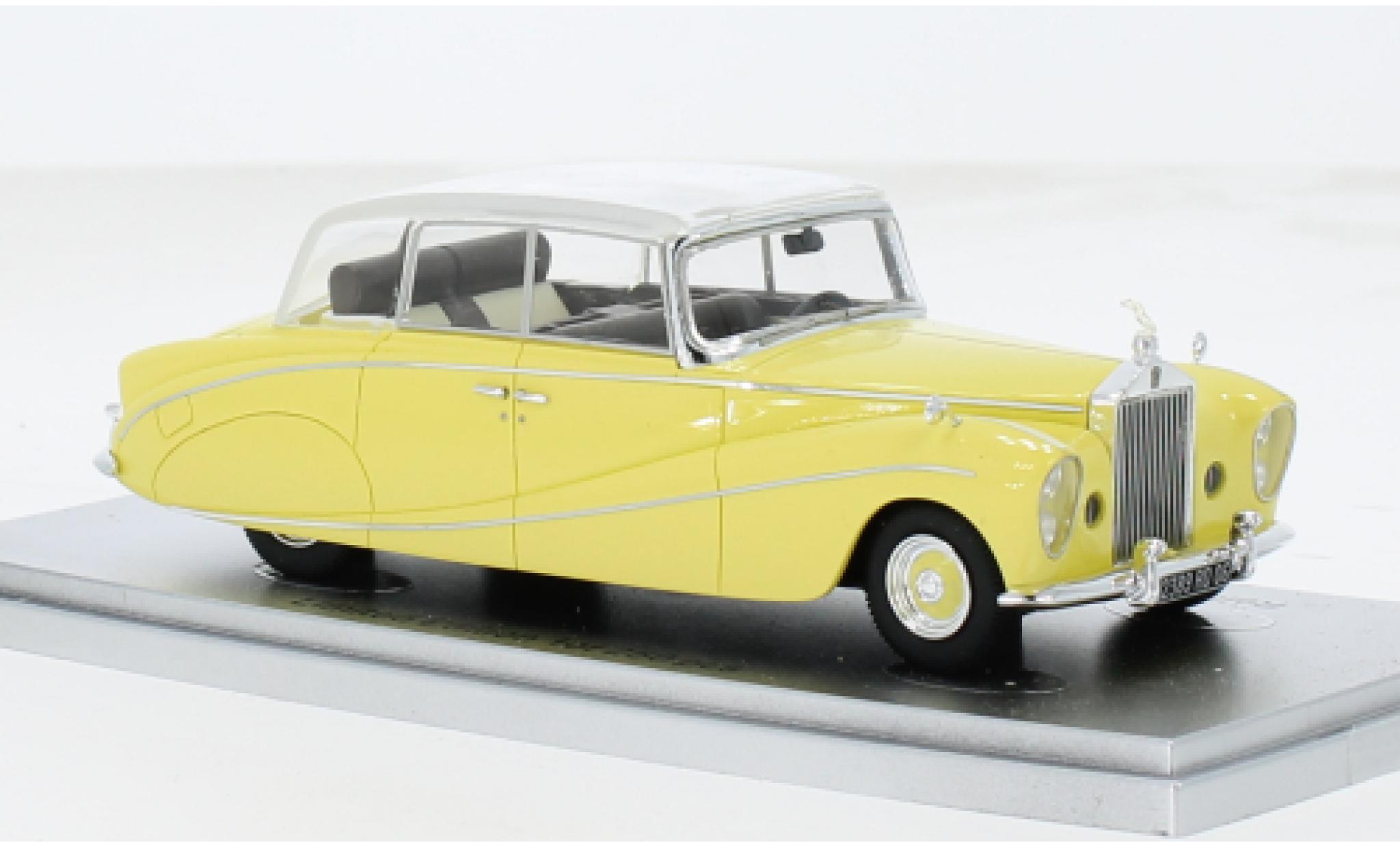 Rolls Royce Silver Wraith 1/43 Kess geel 1;43 modelauto