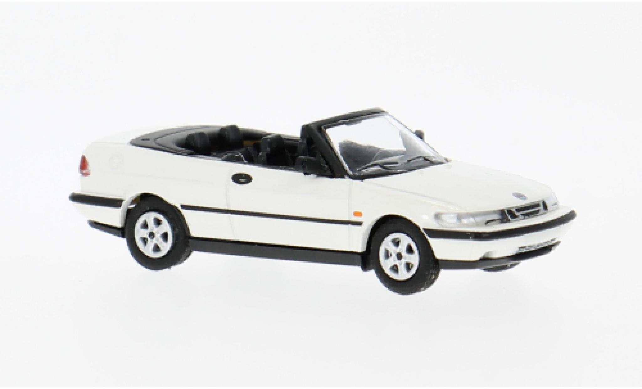 Saab 900 1/87 Minichamps Turbo 16S (Aero) Cabriolet wit 1987 1:87 modelauto