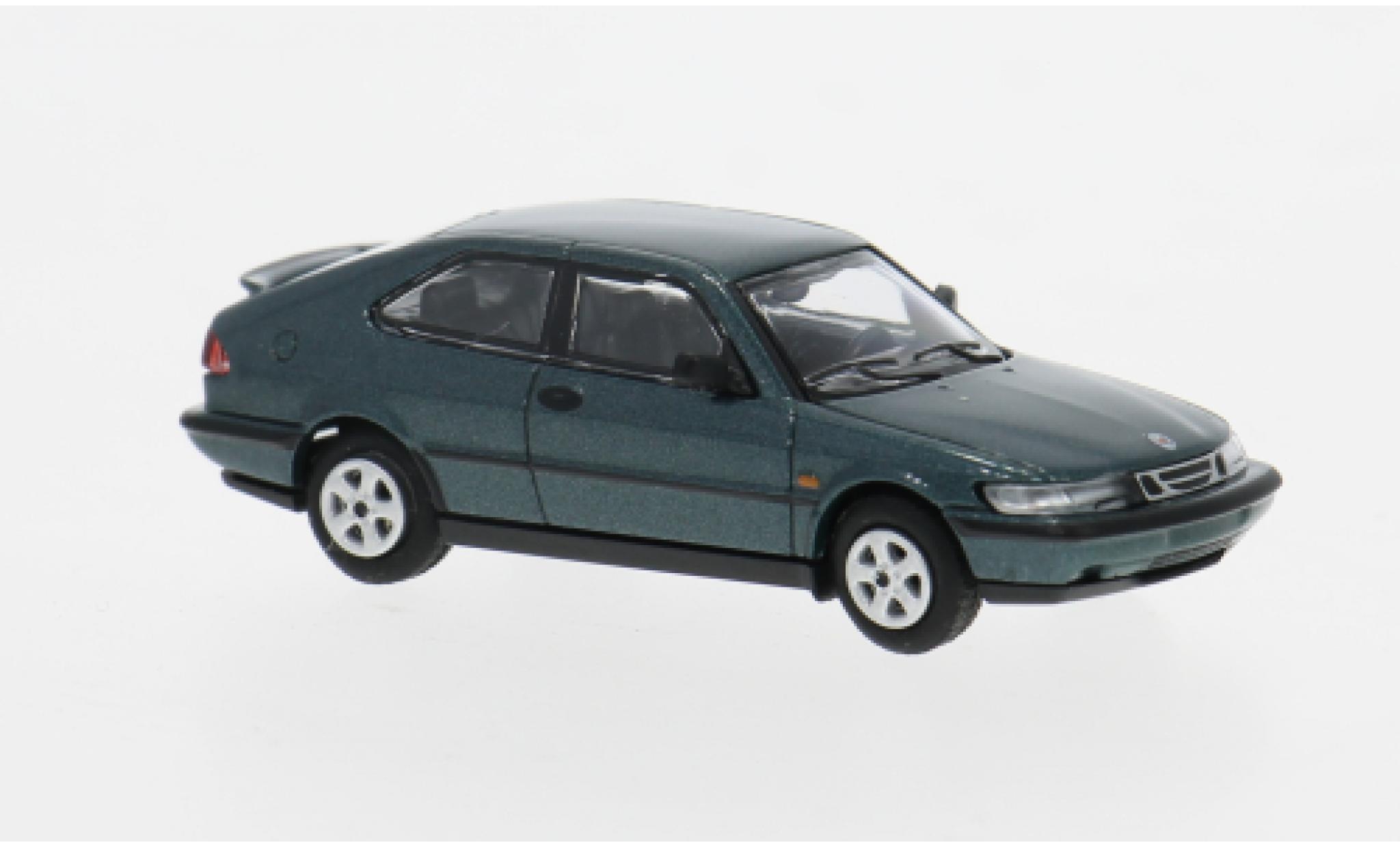 Saab 900 1/87 Minichamps Turbo 16S (Aero) Coupe groen 1987 1:87 modelauto