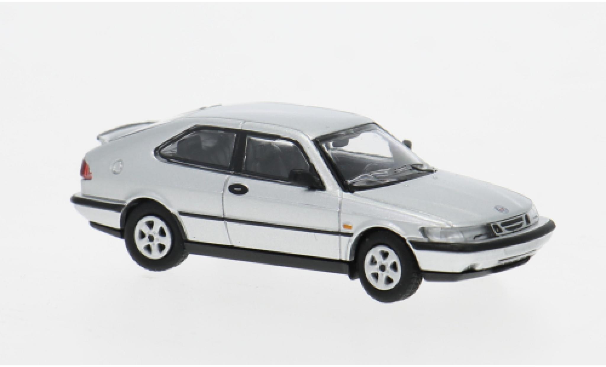 Saab 900 1/87 Minichamps Turbo 16S (Aero) Coupe grijs 1987 1:87 modelauto