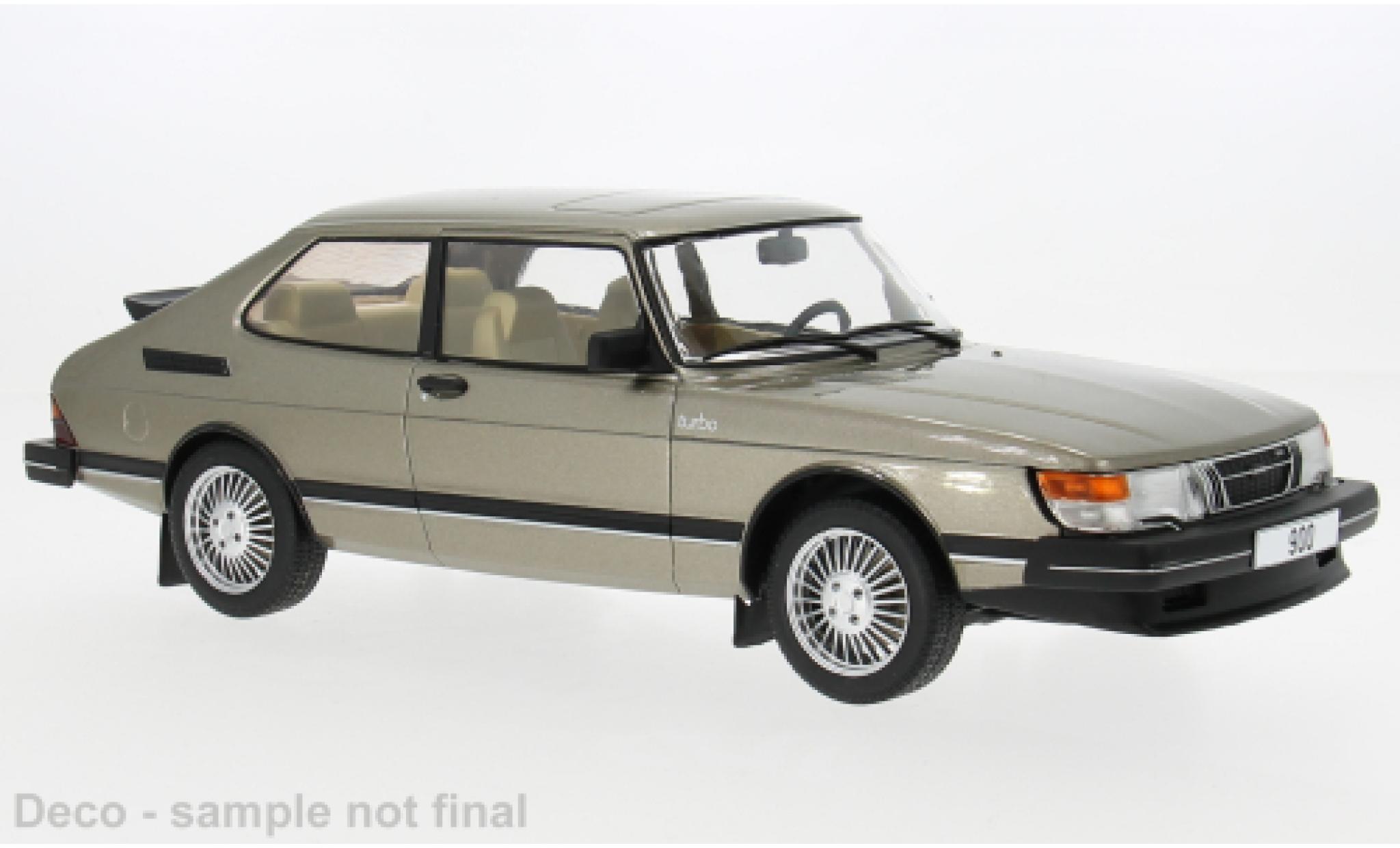 Saab 900 1/18 MCG Turbo bruin 1981 1:18 modelauto