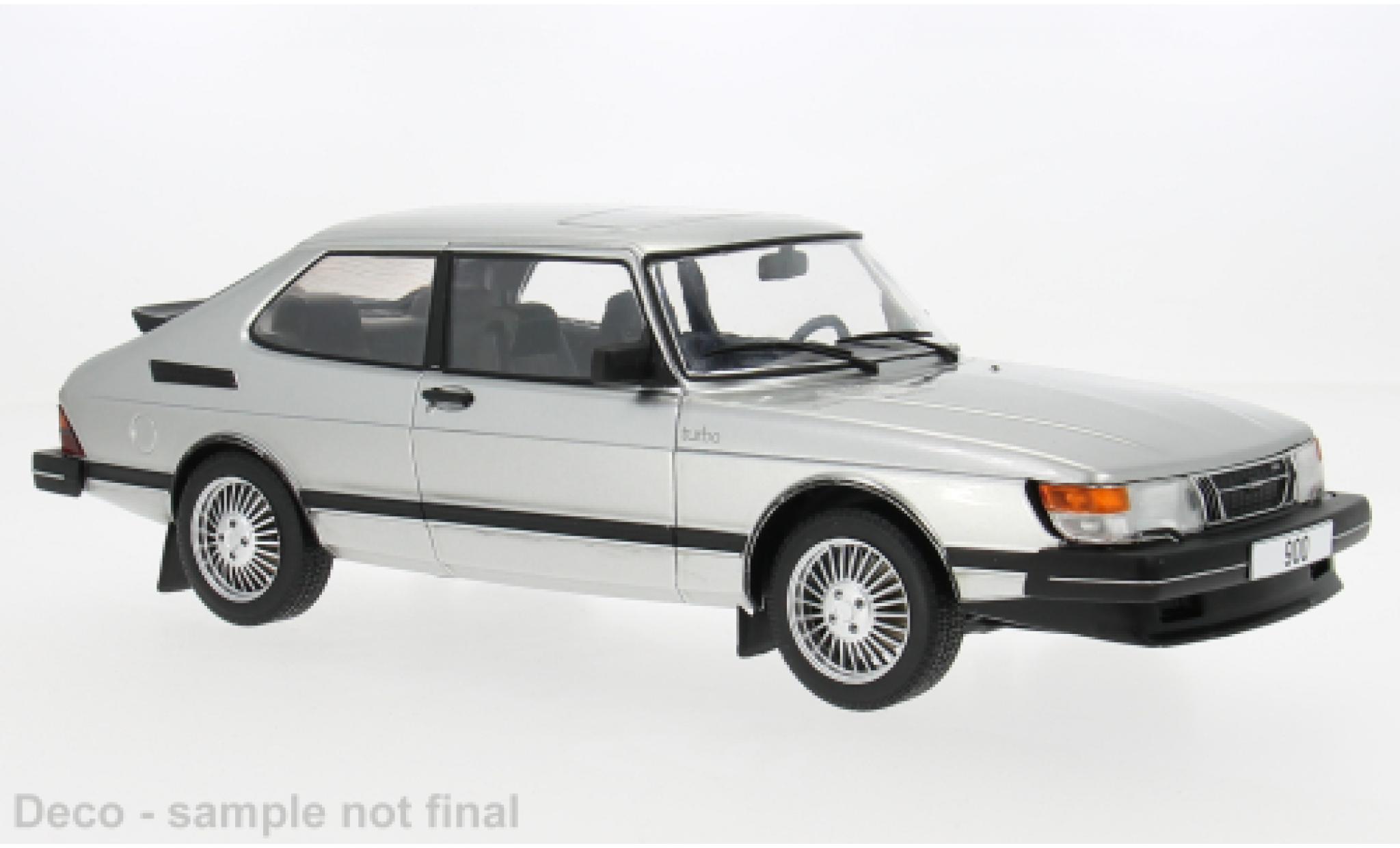 Saab 900 1/18 MCG Turbo grijs 1981 1:18 modelauto