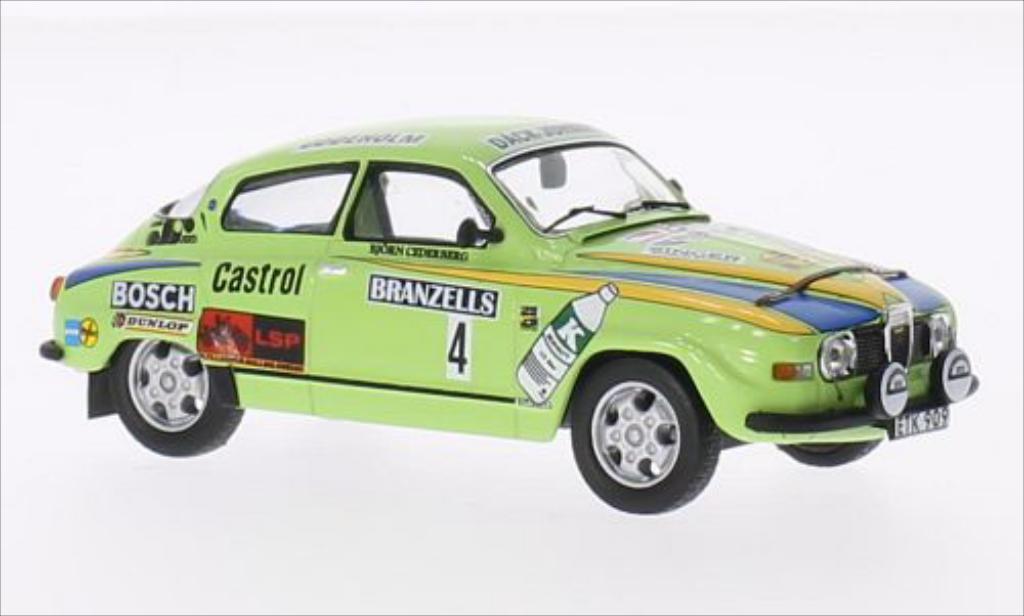 Saab 96 1/43 IXO V4 No.4 Rallye WM Rallye Schweden 1976 /B.Cederberg modelauto