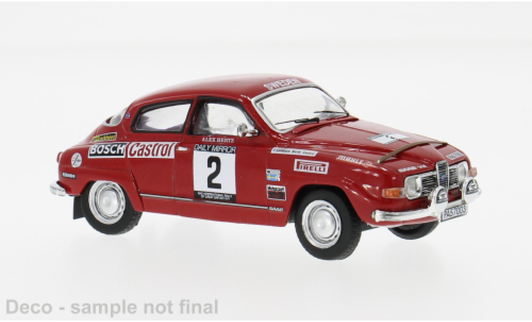 Saab 96 1/43 IXO V4 RAC Rally 1971 #2 S.Blomqvist/A.Hertz 1:43 modelauto