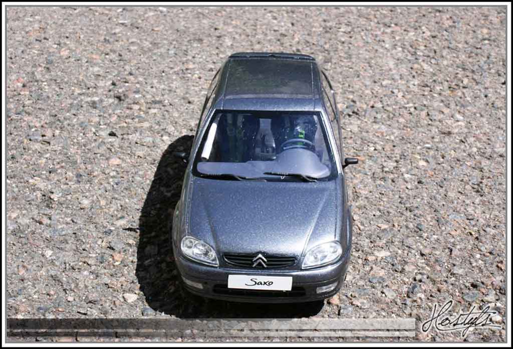 Citroen Saxo VTS grijs orageux preparation circuit 1/18 Ottomobile