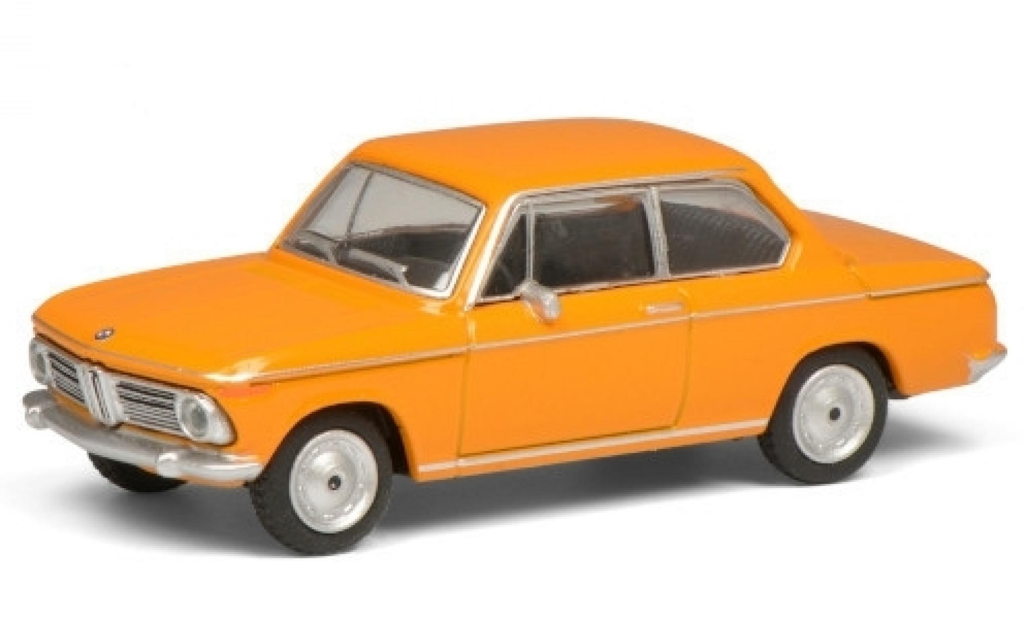 Bmw 2002 1/64 Schuco oranje  modelauto