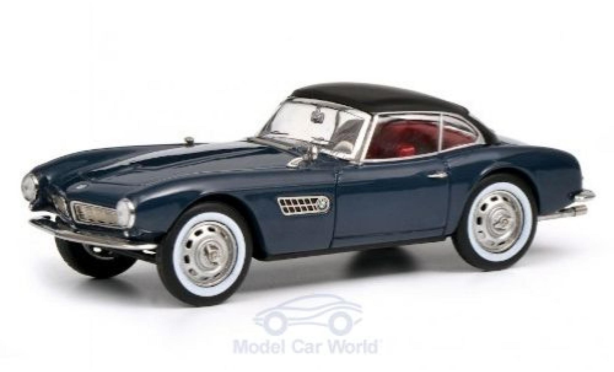 Bmw 507 1/43 Schuco grijs/zwart modelauto
