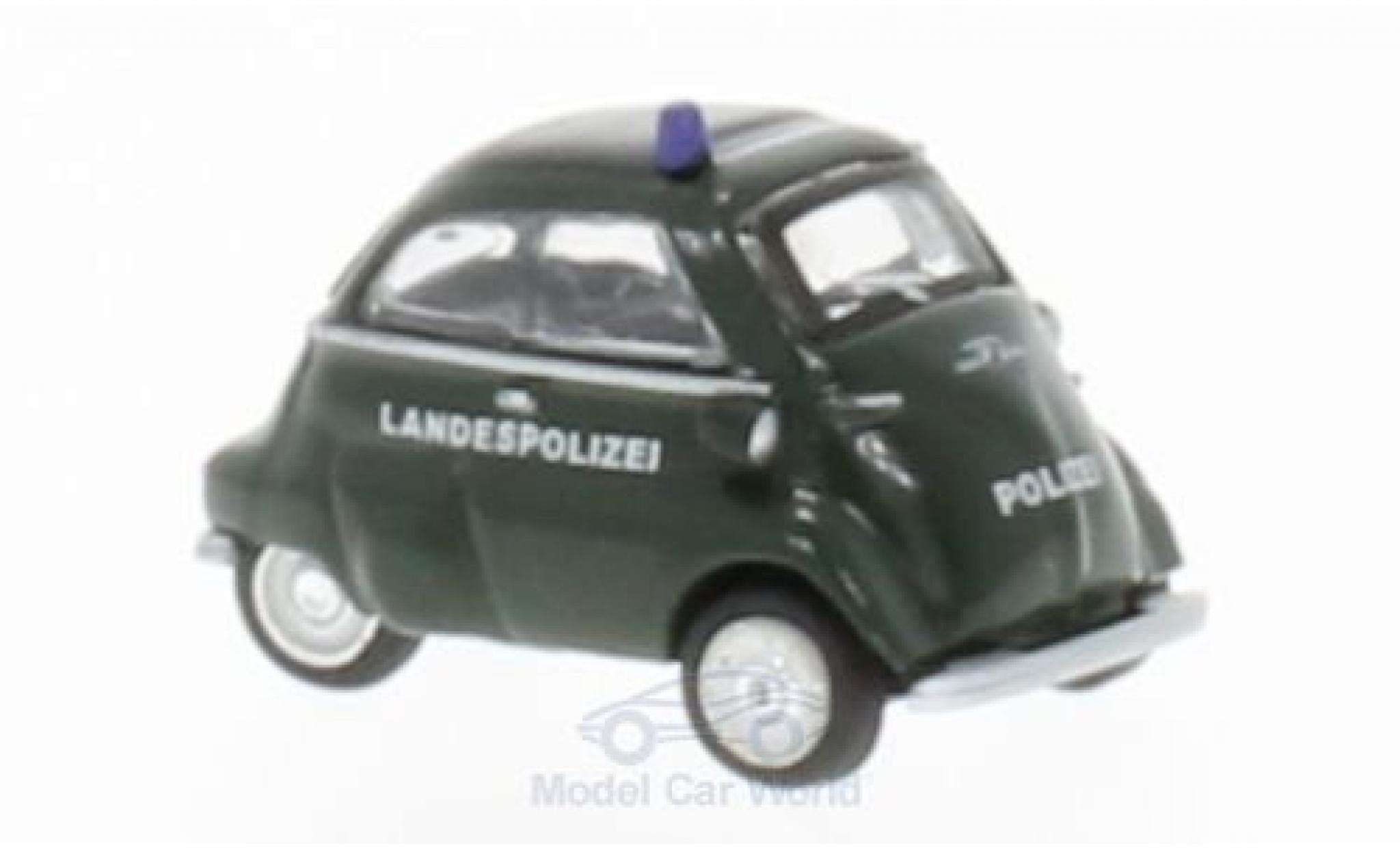 Bmw Isetta 1/87 Schuco Landespolizei modelauto