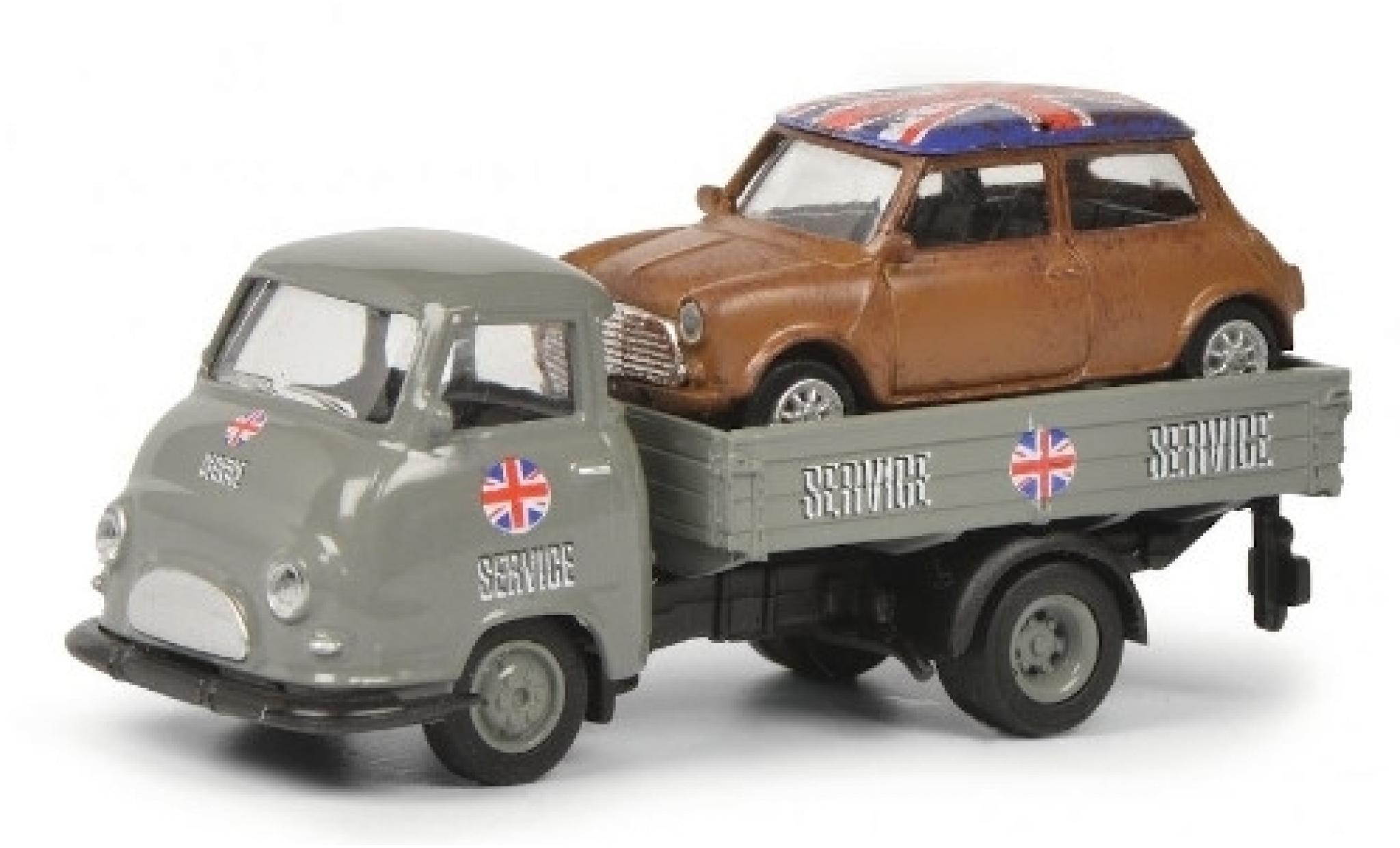 Hanomag Kurier 1/87 Schuco Pritsche Mini-Service avec charge modelauto