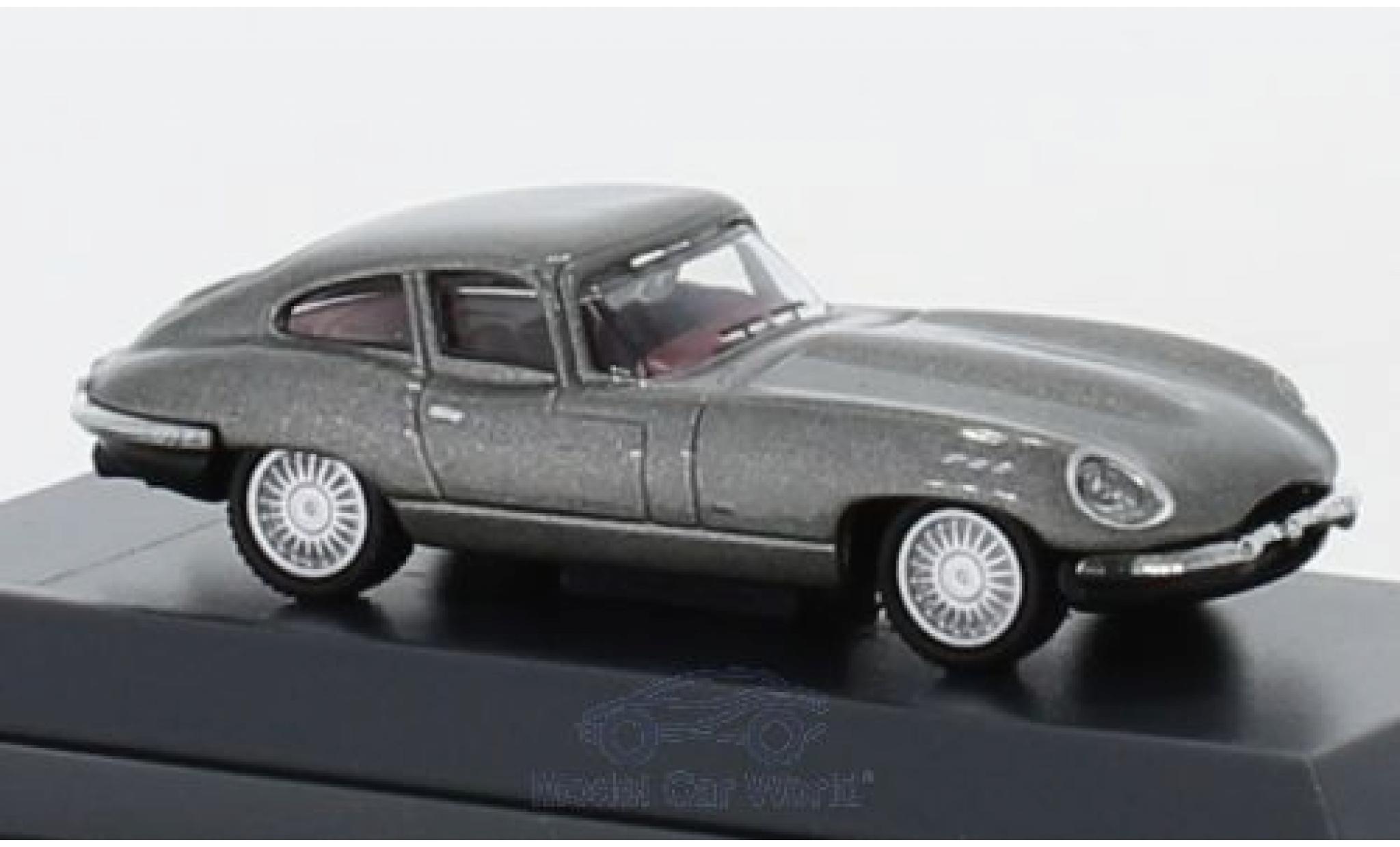 Jaguar E-Type 1/87 Schuco Coupe grijs modelauto