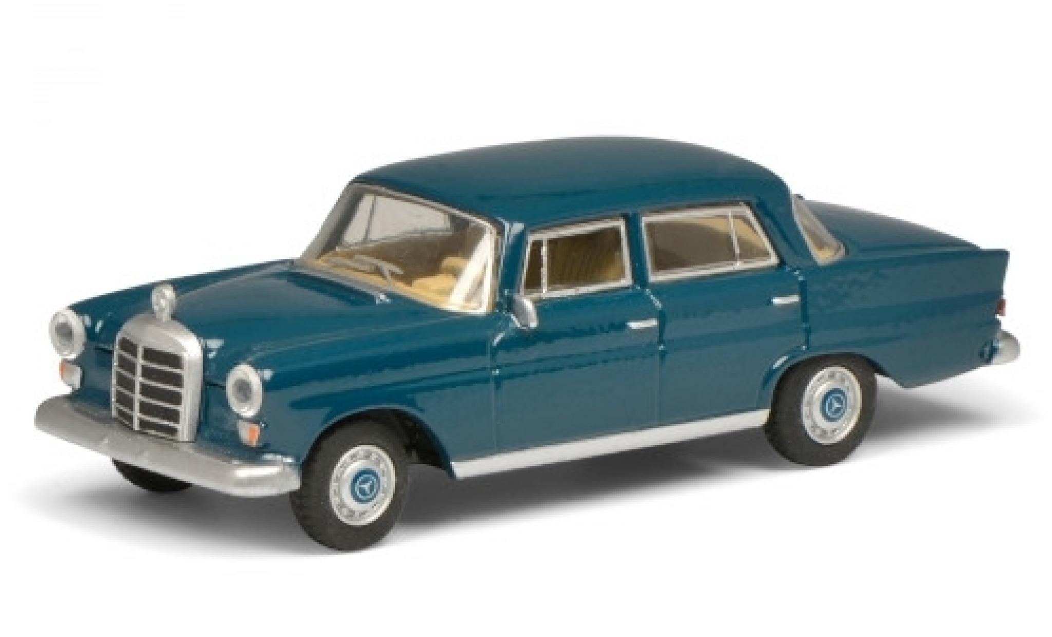 Mercedes 200 1/64 Schuco D (W120) groen Tailfin modelauto