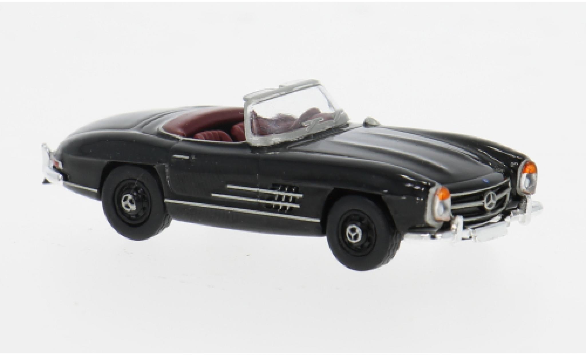 Mercedes 300 1/87 Schuco SL Roadster (W198 II) grijs 1:87 modelauto