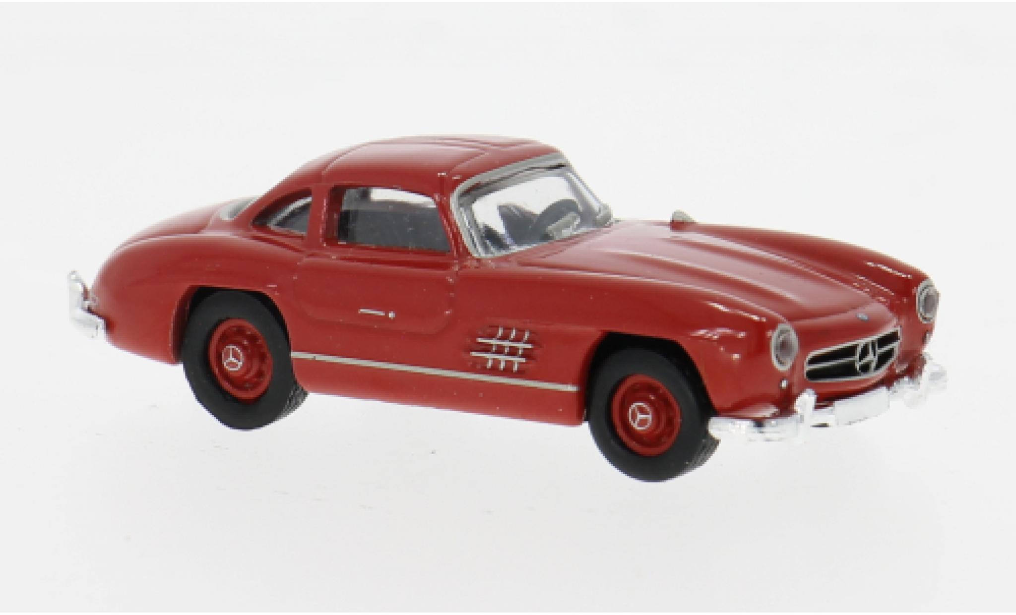 Mercedes 300 1/87 Schuco SL (W198) rood 1:87 modelauto