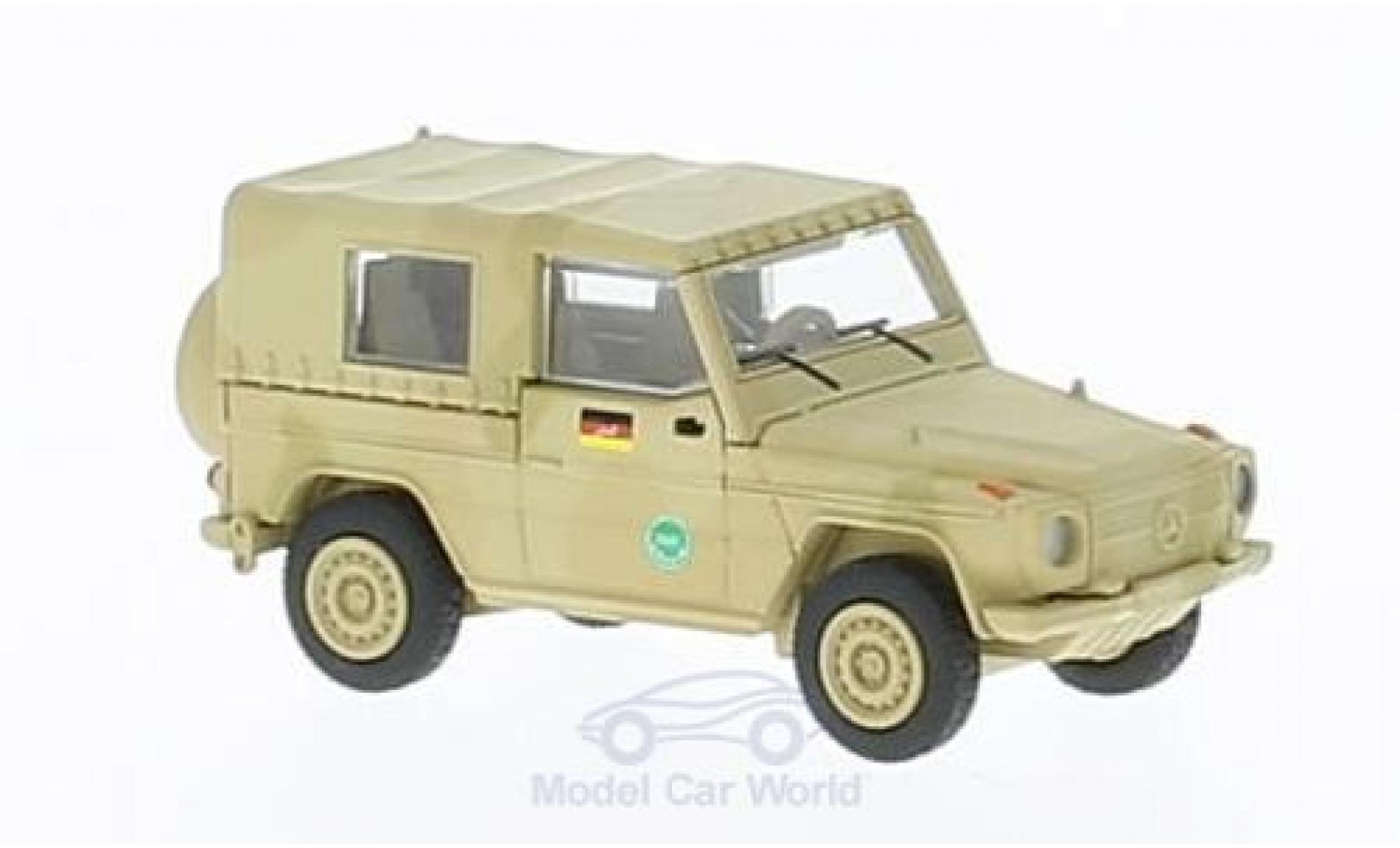 Mercedes Classe G 1/87 Schuco G matt-beige ISAF modelauto