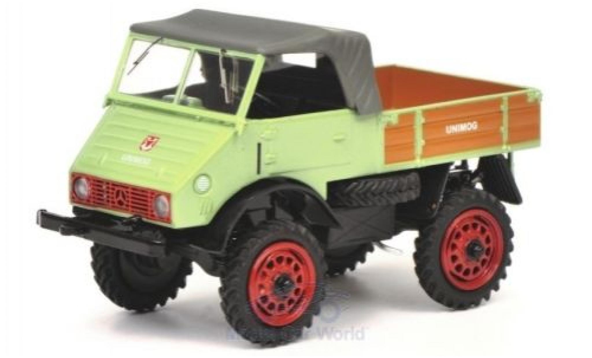 Mercedes Unimog 1/43 Schuco 401 groen modelauto
