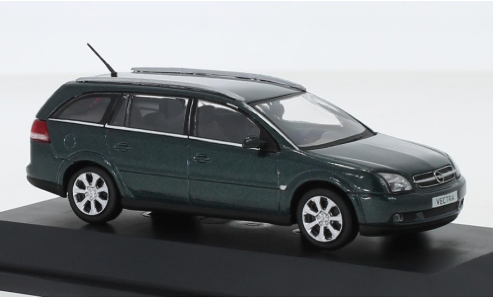 Opel Vectra 1/43 Schuco C Caravan metallic groen 2004 modelauto