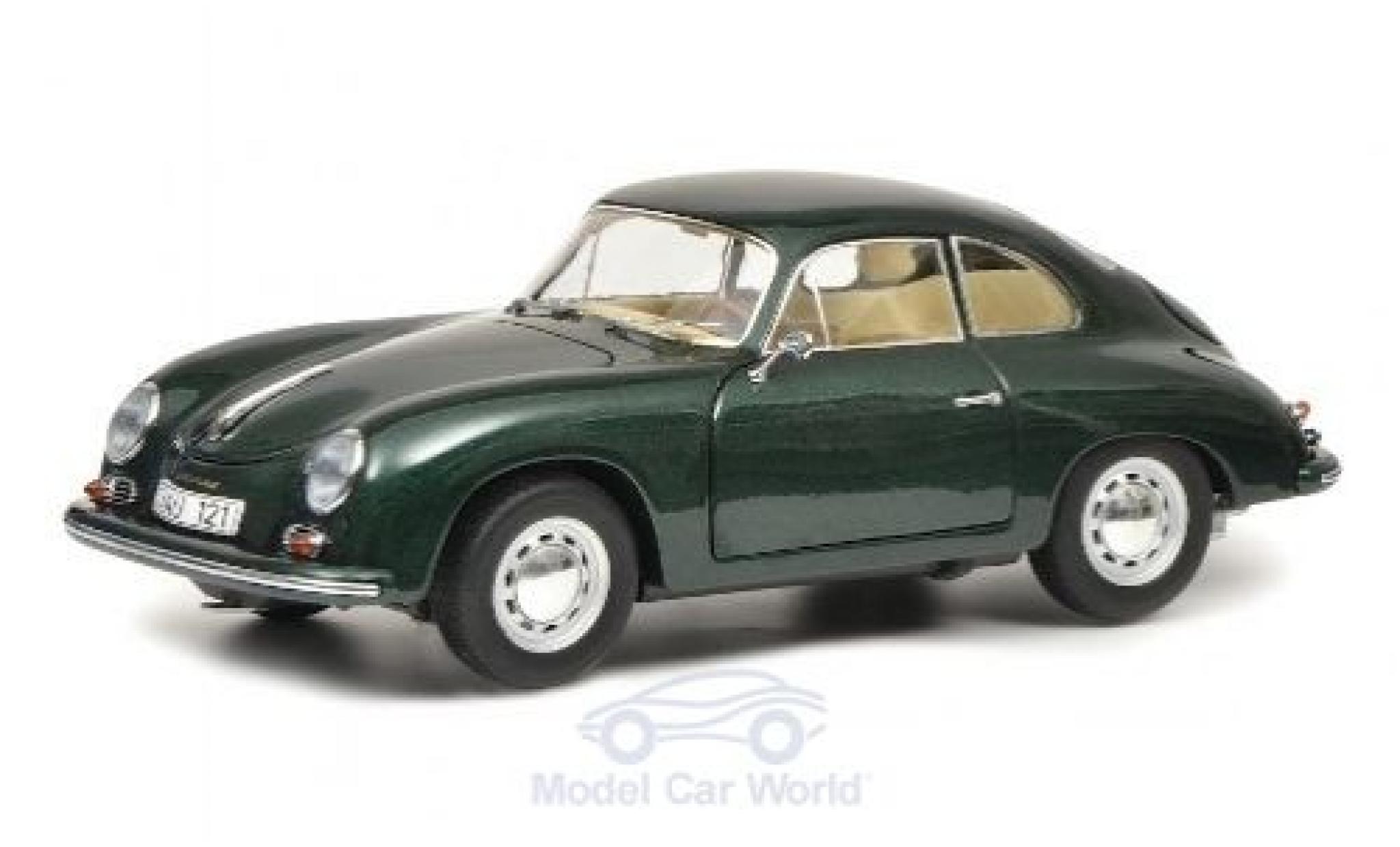 Porsche 356 1/18 Schuco A groen modelauto