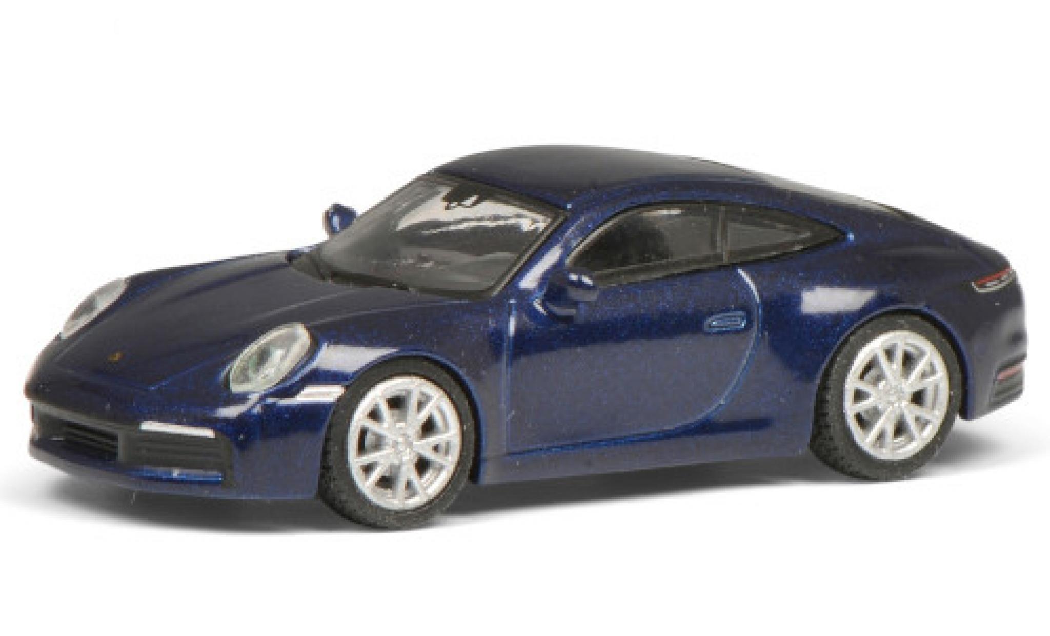 Porsche 992 S 1/87 Schuco 911 Carrera S () metallic blauw modelauto
