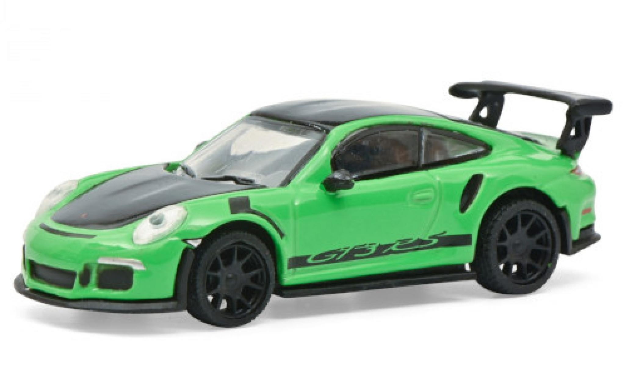 Porsche 991 GT3 RS 1/87 Schuco 911 GT3 RS () groen/matt-zwart modelauto