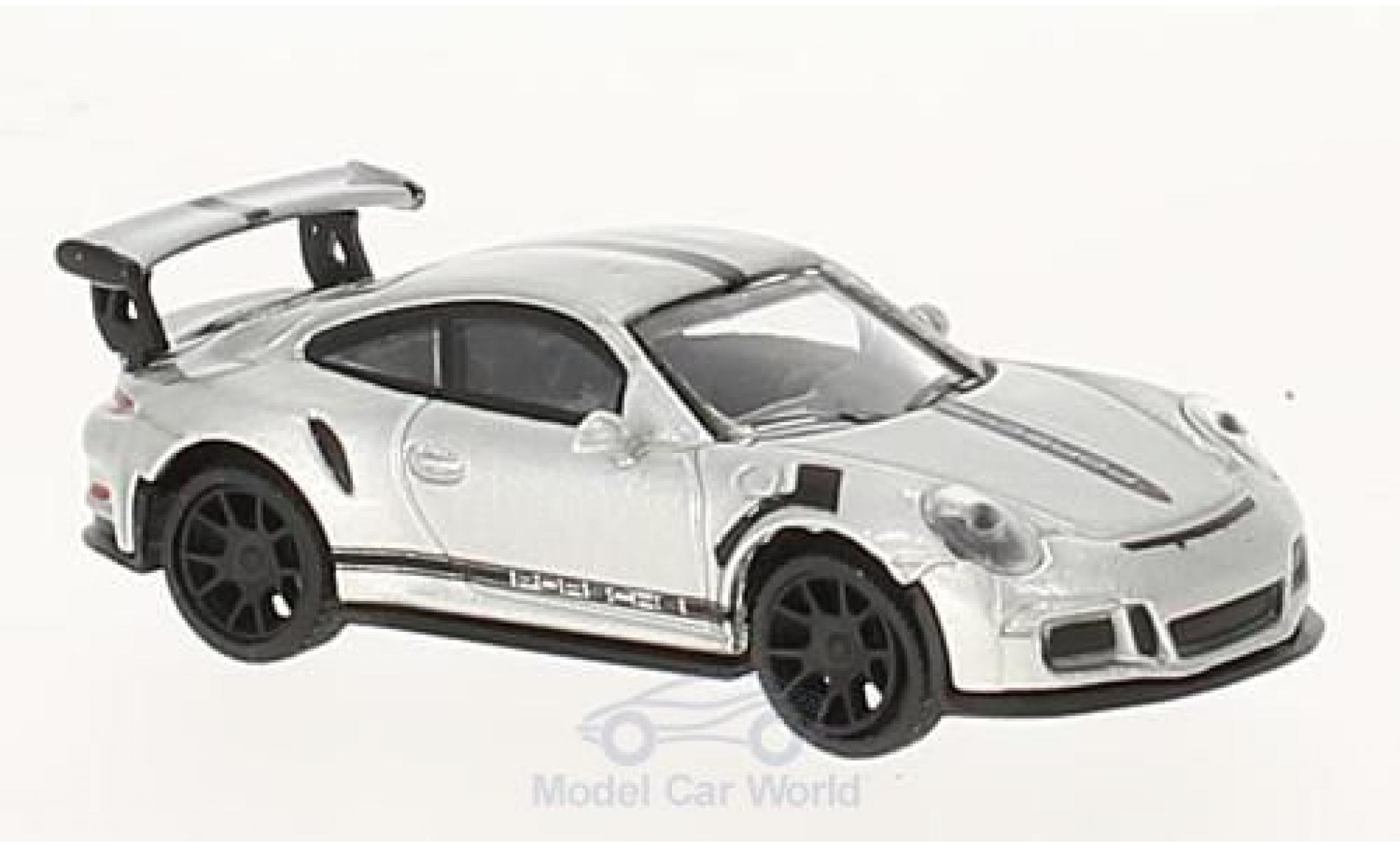 Porsche 911 SC 1/87 Schuco GT3 RS grijs modelauto
