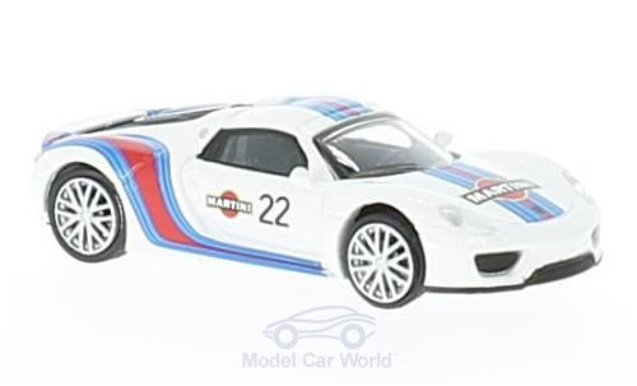 Porsche 918 1/87 Schuco Spyder No.22 Martini modelauto