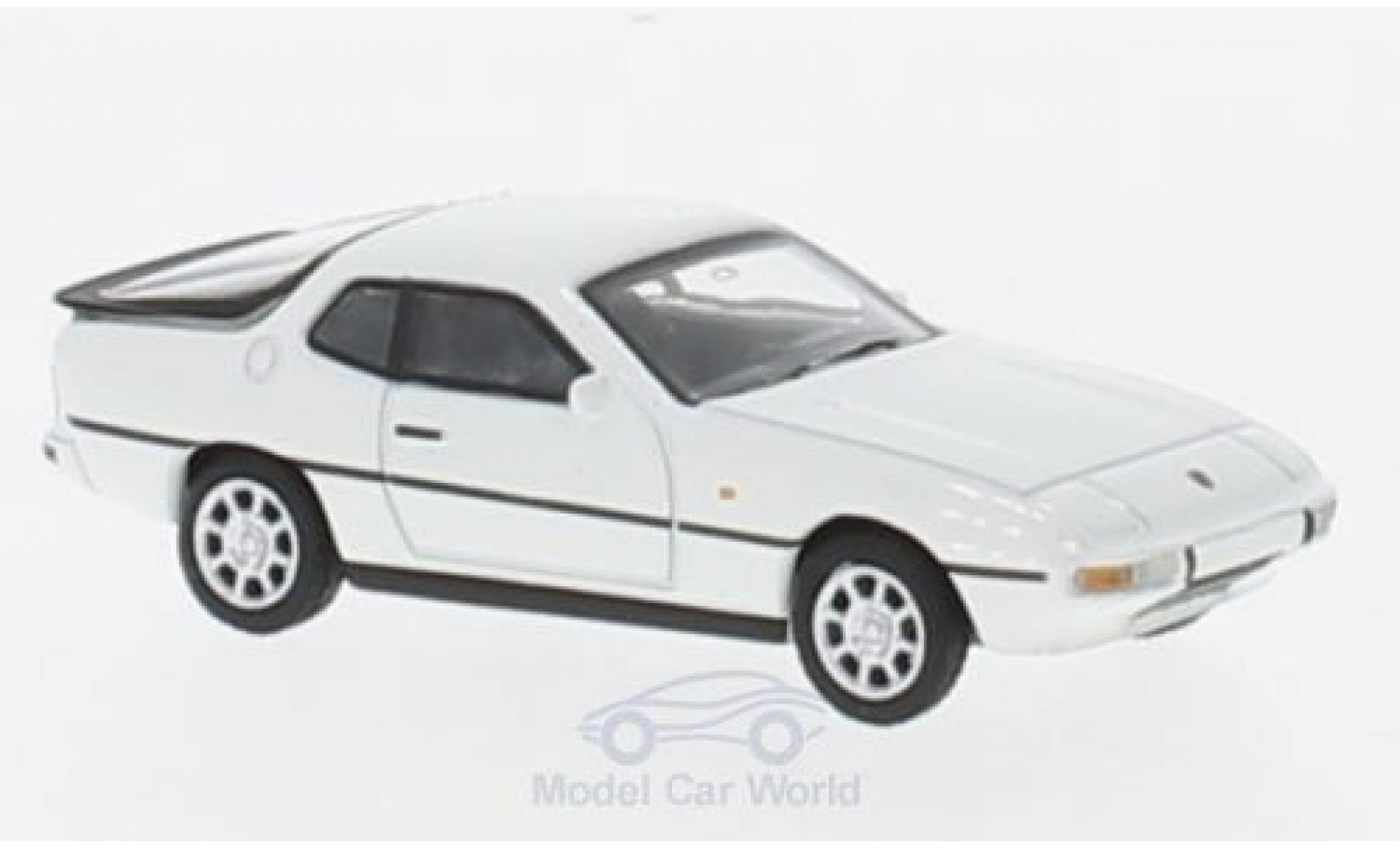 Porsche 924 1/87 Schuco S wit modelauto