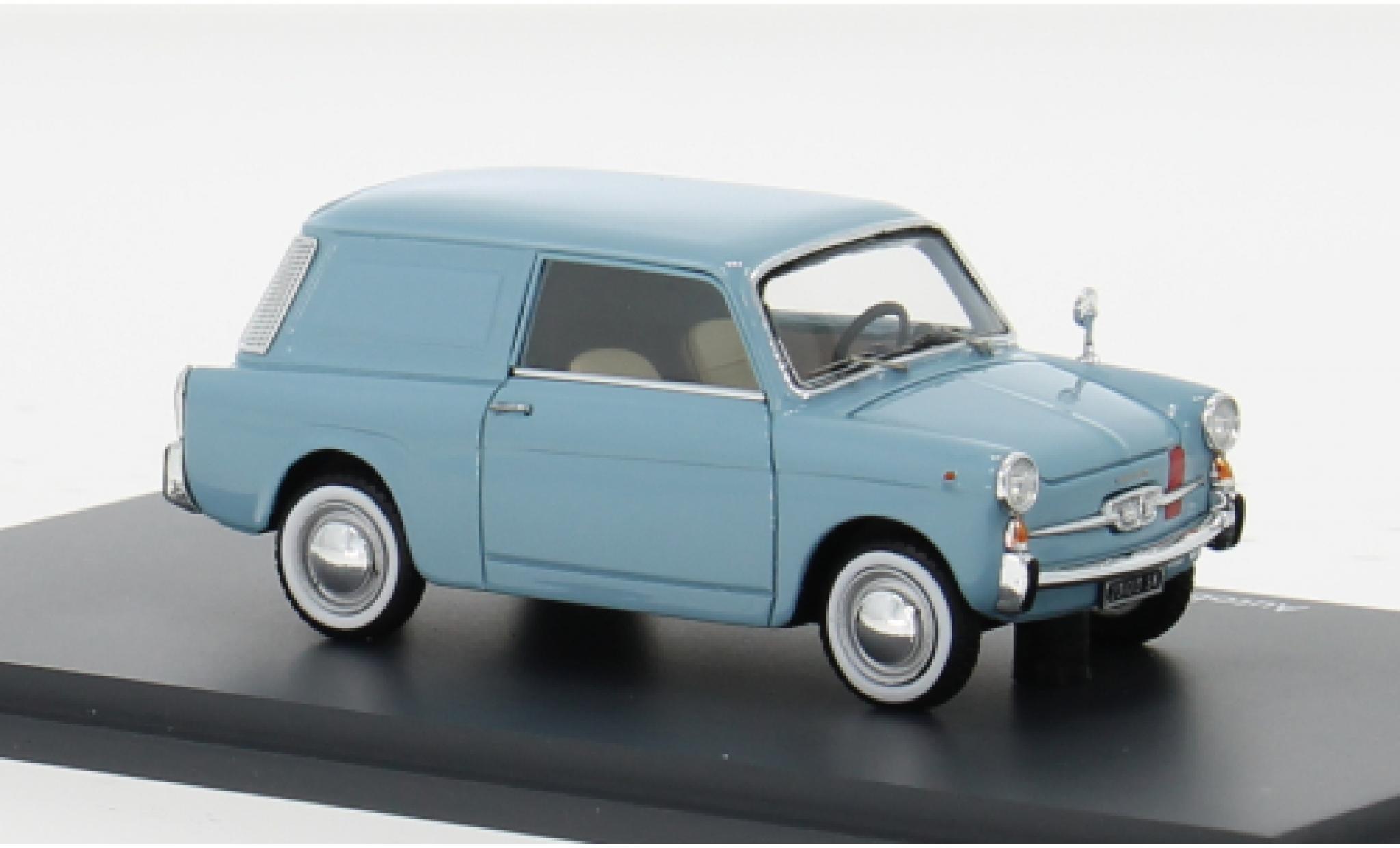 Autobianchi Bianchina 1/43 Schuco ProR Furgoncino blauw 1965 1:43 modelauto
