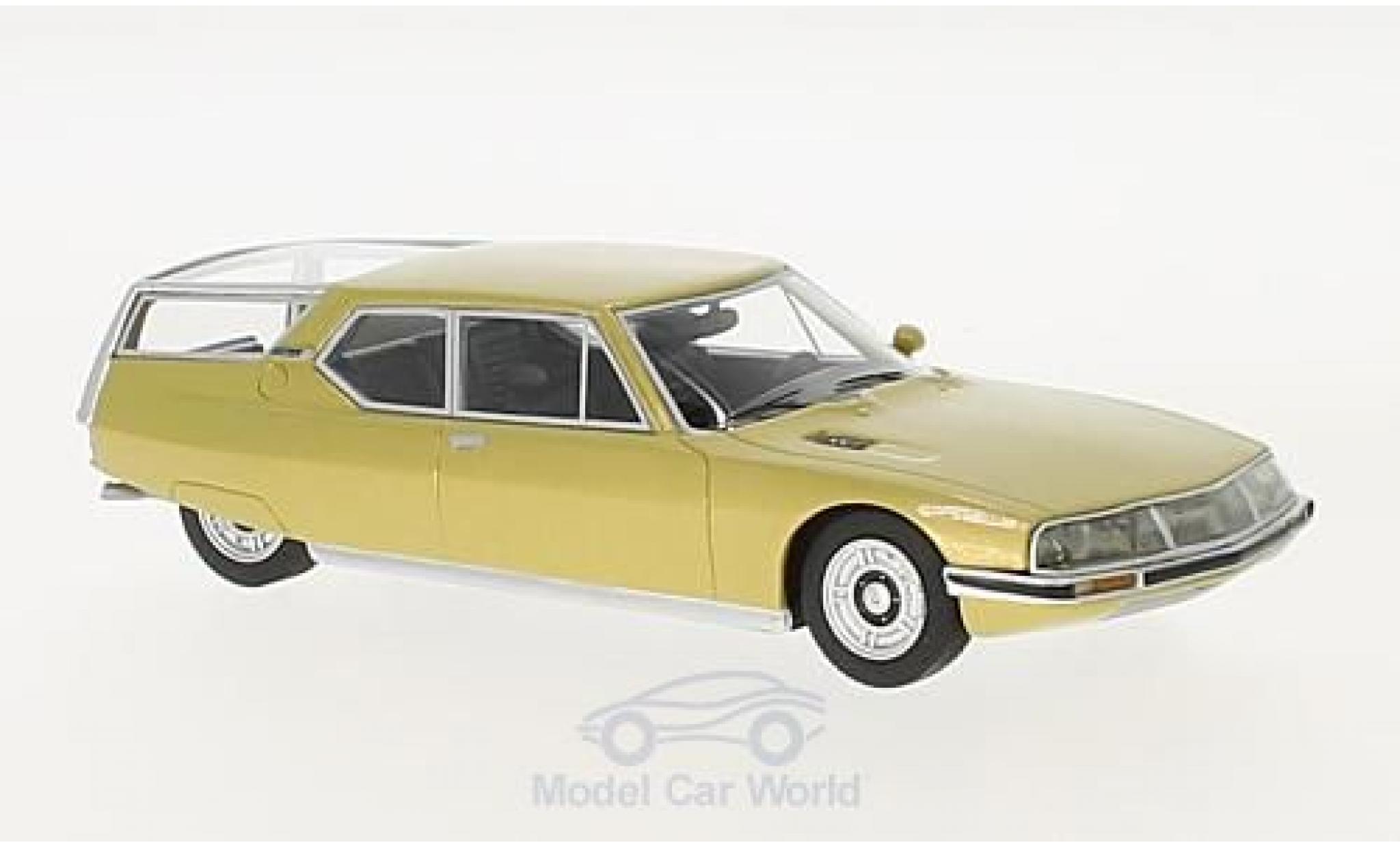 Citroen SM 1/43 Schuco Shooting Brake gold modelauto