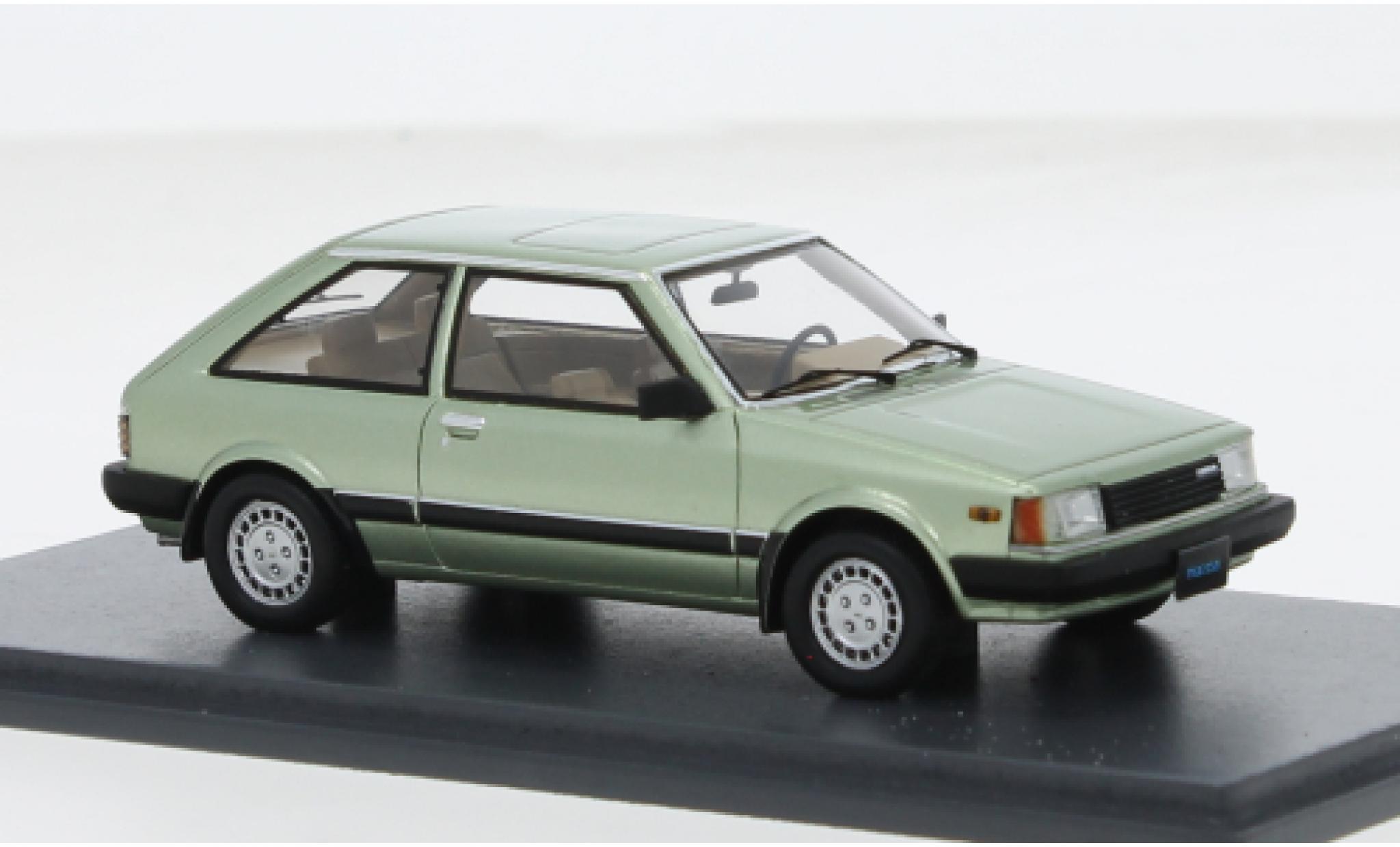 Mazda 323 1/43 Schuco ProR metallic groen 1980 1:43 modelauto