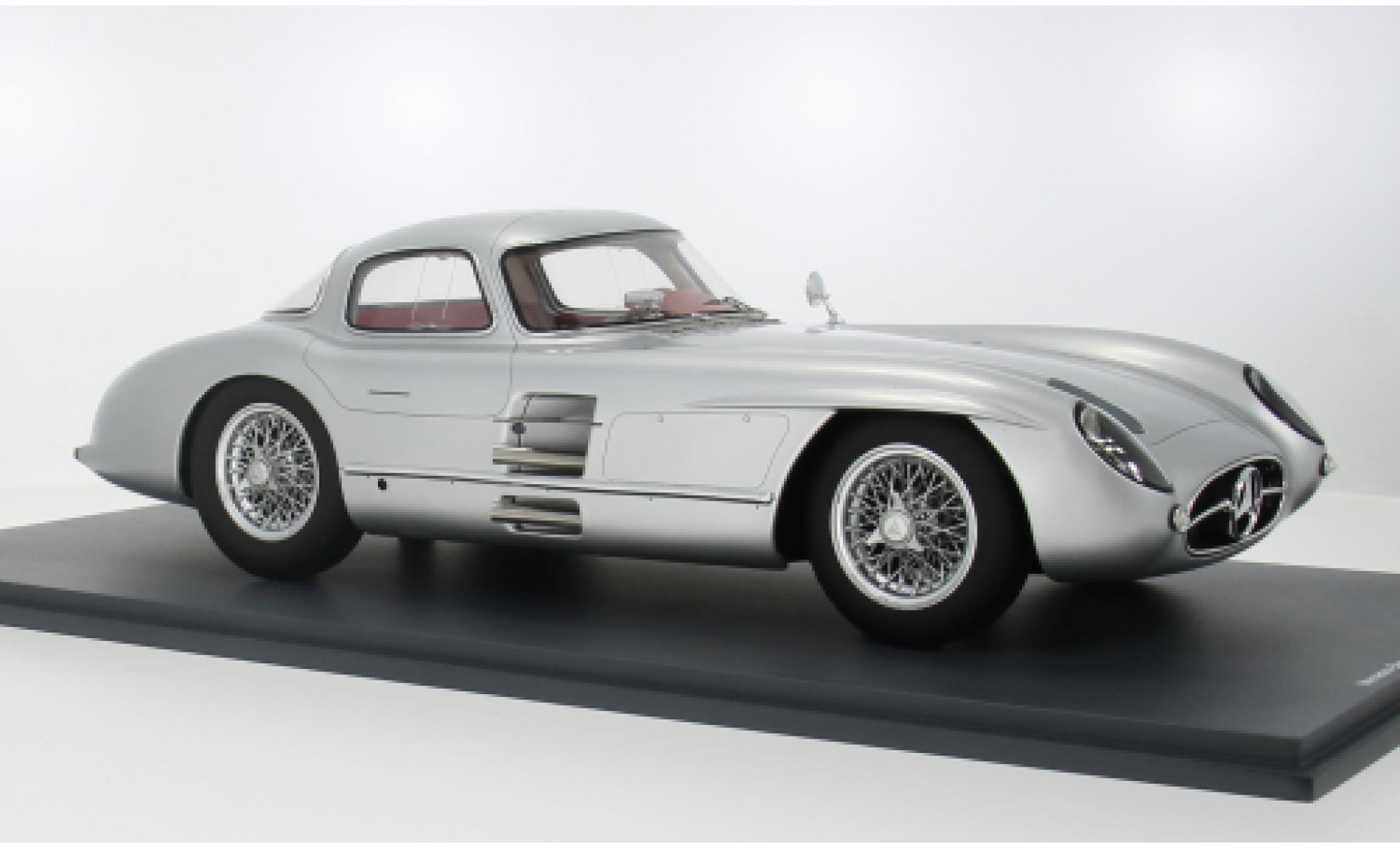 Mercedes 300 1/12 Schuco ProR SLR Uhlenhaut Coupe grijs 1955 1:12 modelauto